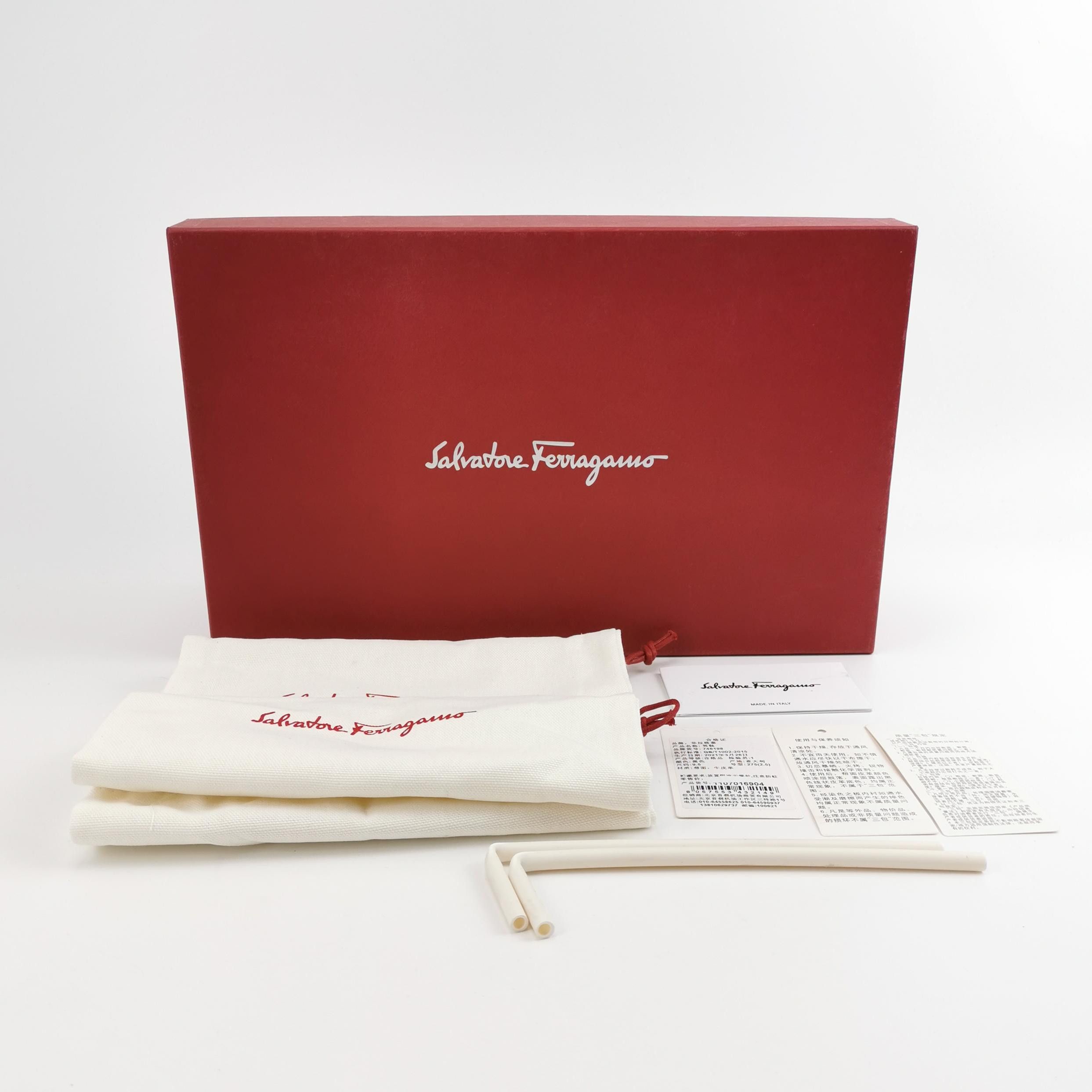 Salvatore Ferragamo Salvatore Ferragamo Gancini Leather Loafers 10.5 Size US 10 / EU 43 - 7 Thumbnail
