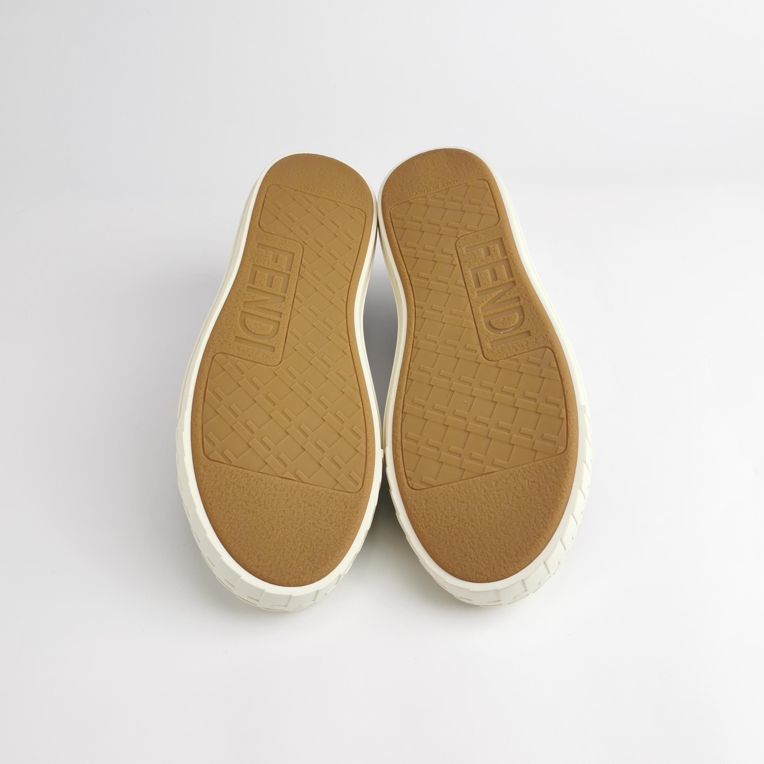 Fendi Fendi Domino Canvas Low-Top Sneakers EU 42 Size US 9 / EU 42 - 6 Thumbnail