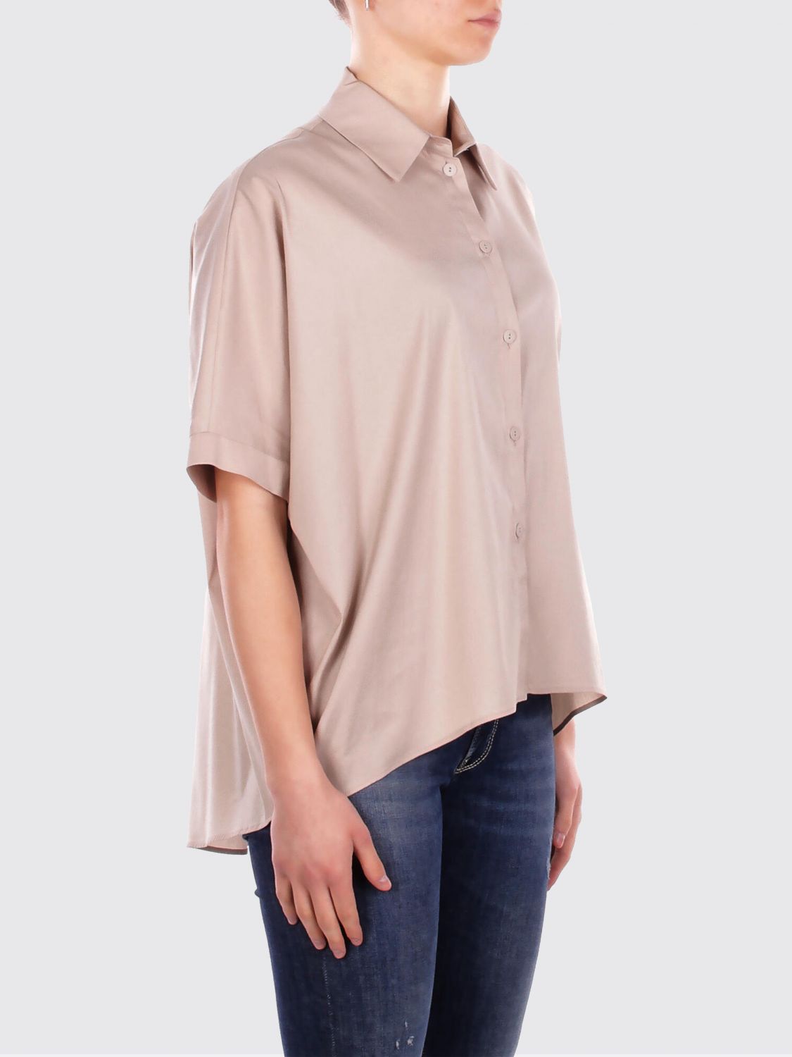 Max Mara Max Mara Shirt Woman Sand Size S / US 4 / IT 40 - 3 Thumbnail