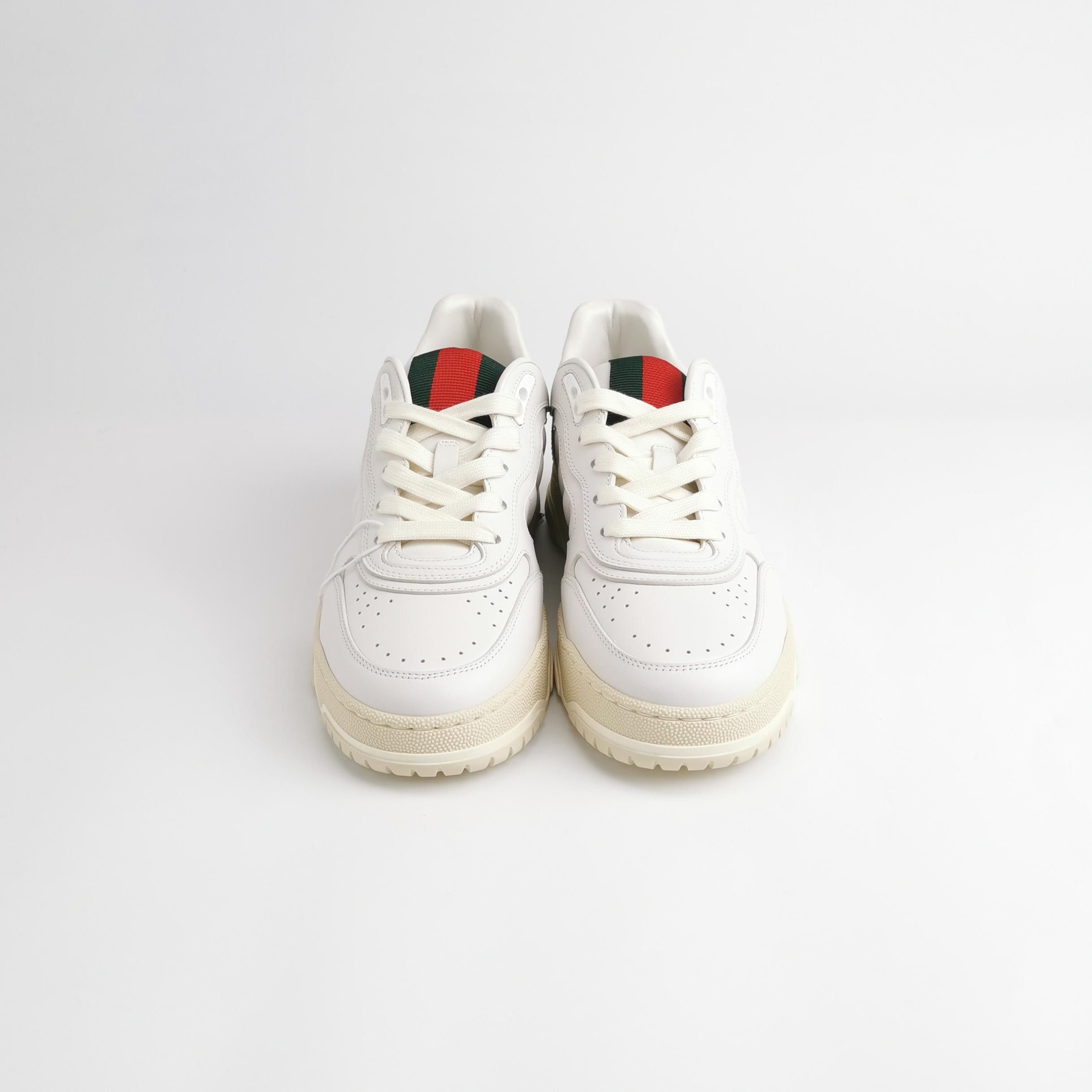 Gucci Gucci Re-Web Leather Stripe Sneakers 39 Size US 6 / EU 39 - 4 Thumbnail