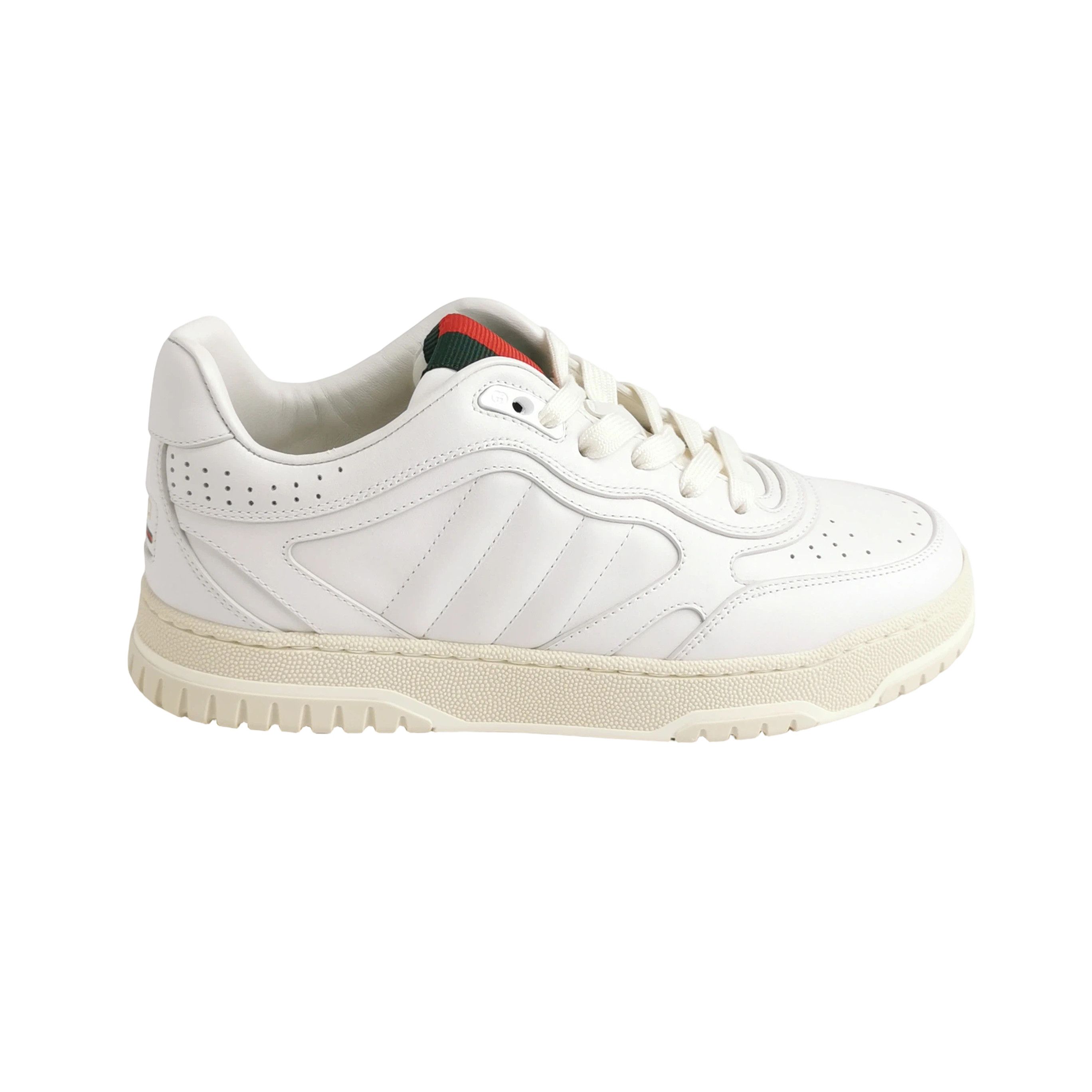 Gucci Gucci Re-Web Leather Stripe Sneakers 39 Size US 6 / EU 39 - 2 Thumbnail