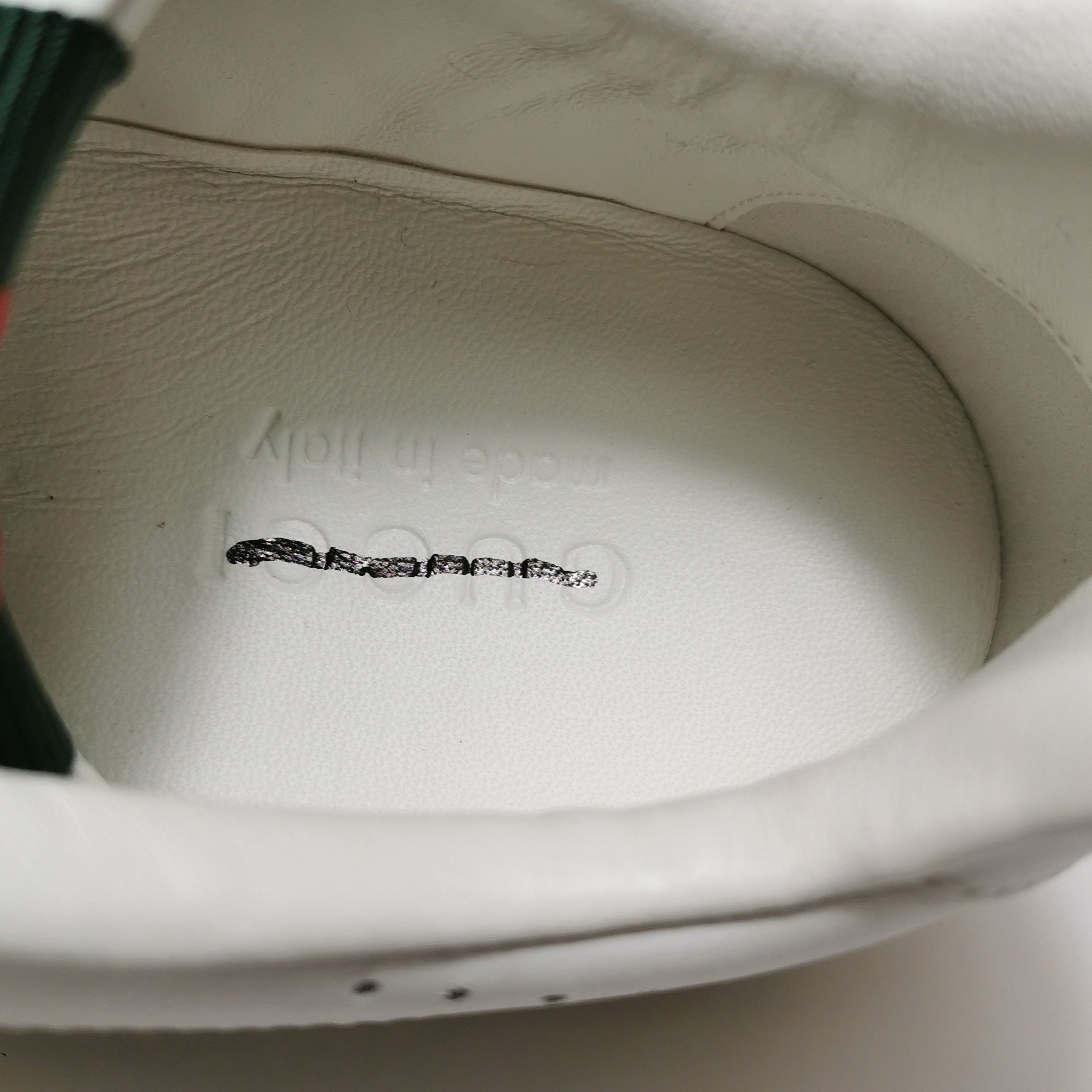 Gucci Gucci Re-Web Leather Stripe Sneakers 39 Size US 6 / EU 39 - 15 Thumbnail