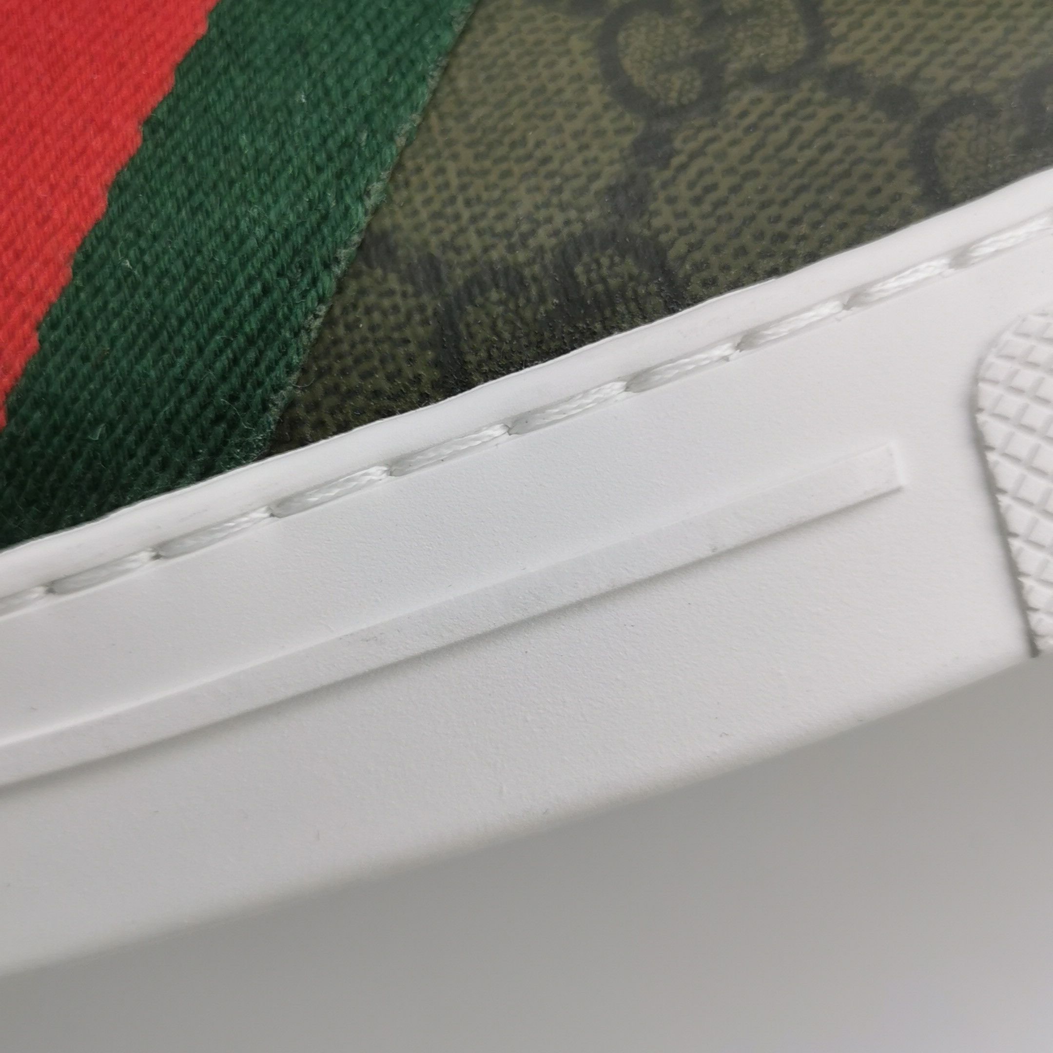 Gucci Gucci GG Supreme Ace Stripe Sneakers 43 Size US 10 / EU 43 - 8 Thumbnail
