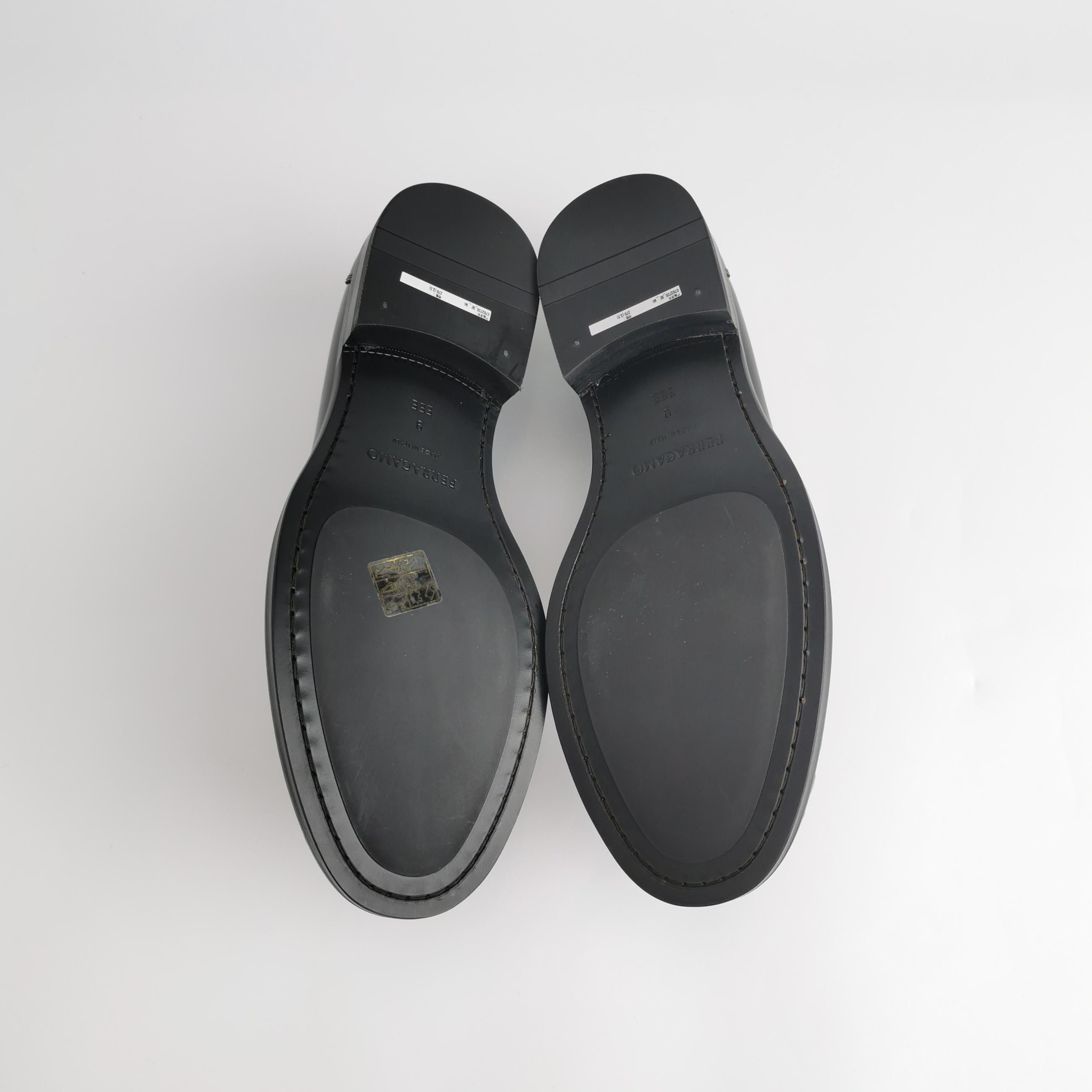 Salvatore Ferragamo Salvatore Ferragamo Logo Leather Loafers Size 9 Size US 10 / EU 43 - 6 Thumbnail
