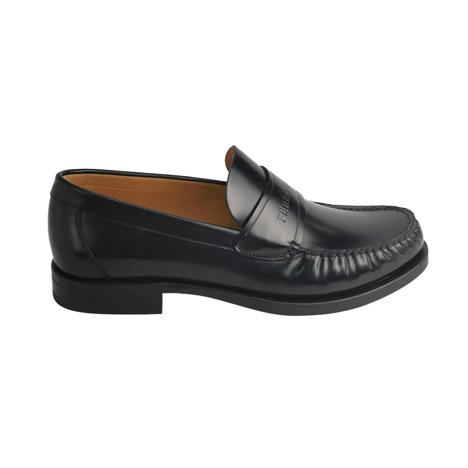Salvatore Ferragamo Salvatore Ferragamo Logo Leather Loafers Size 9 Size US 10 / EU 43 - 2 Thumbnail
