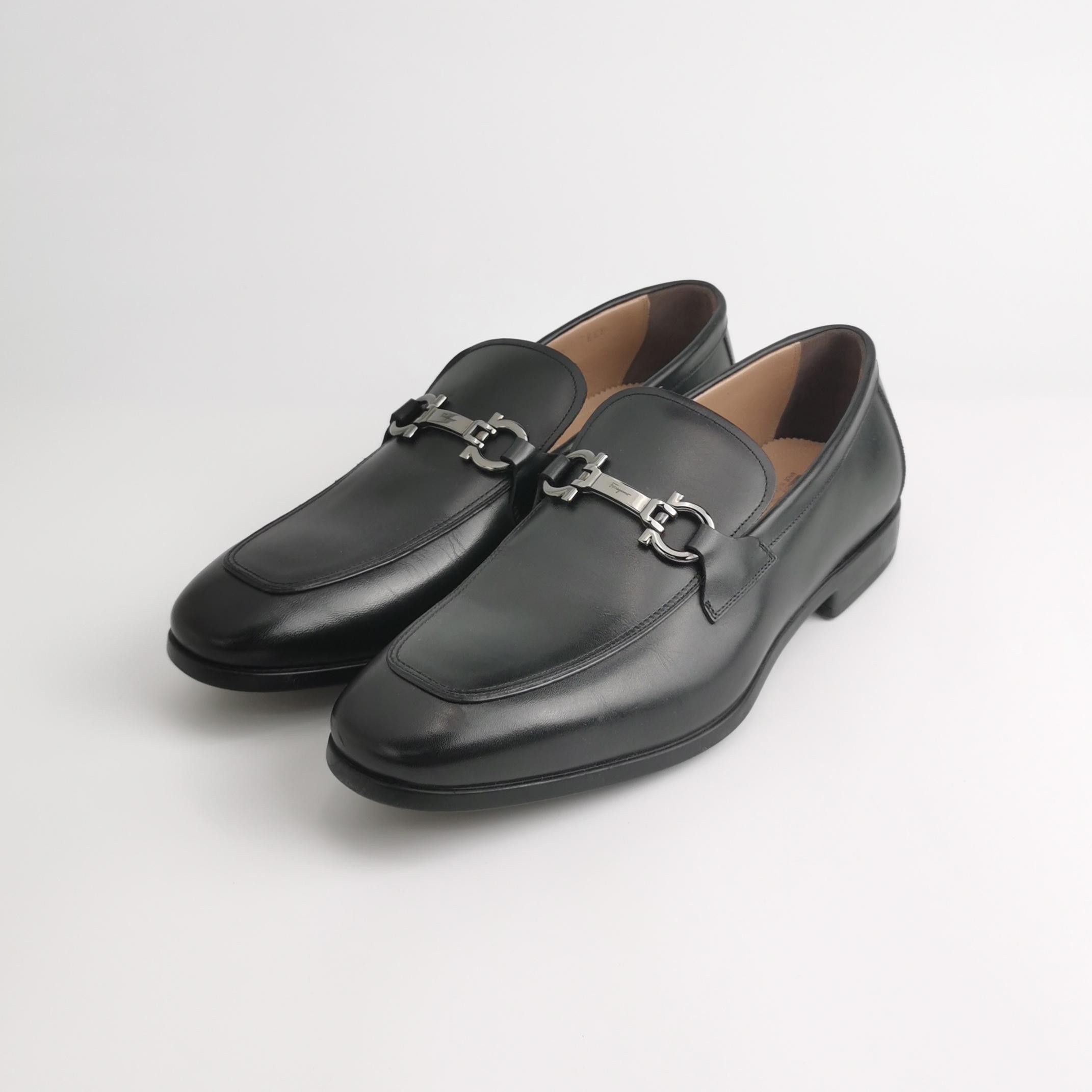 Salvatore Ferragamo Salvatore Ferragamo Gancini Leather Loafers US 10 Size US 11 / EU 44 - 3 Thumbnail