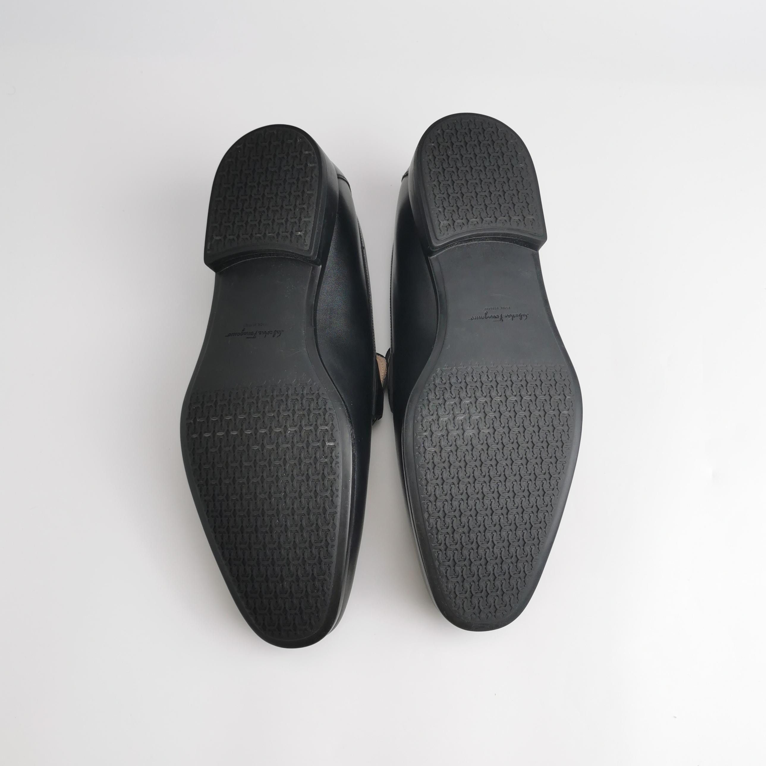 Salvatore Ferragamo Salvatore Ferragamo Gancini Leather Loafers US 10 Size US 11 / EU 44 - 6 Thumbnail
