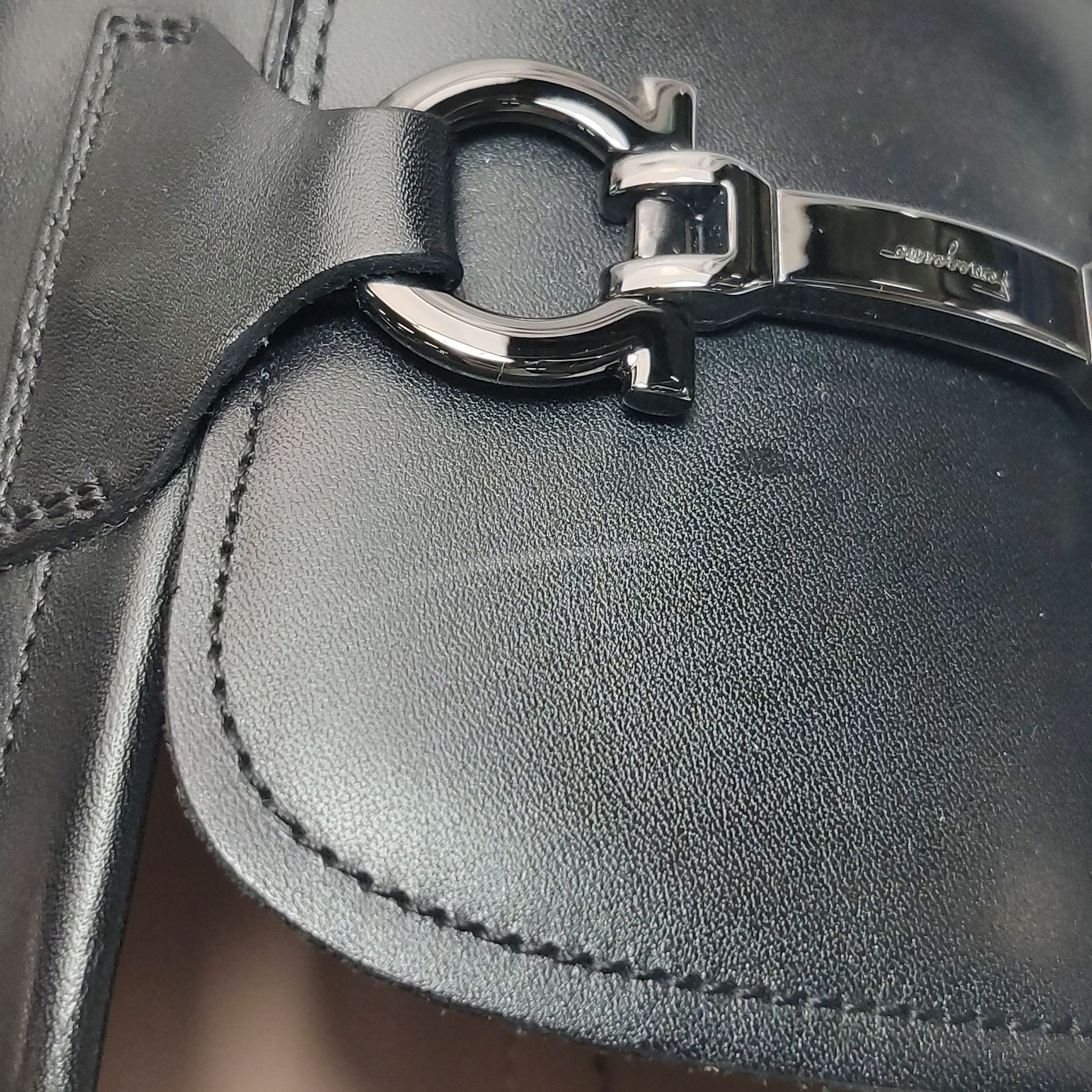Salvatore Ferragamo Salvatore Ferragamo Gancini Leather Loafers US 10 Size US 11 / EU 44 - 9 Thumbnail