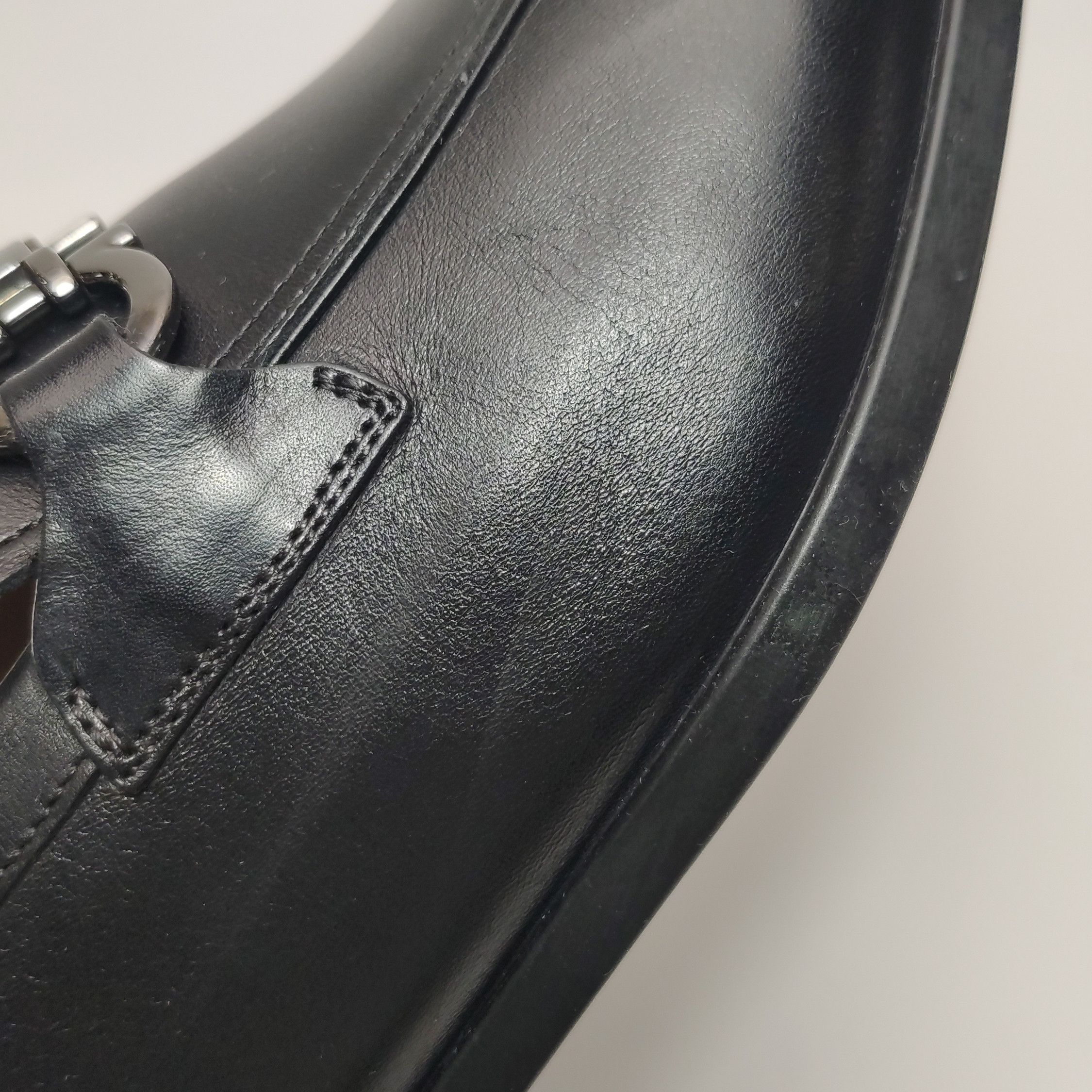 Salvatore Ferragamo Salvatore Ferragamo Gancini Leather Loafers Size 10 Size US 10 / EU 43 - 8 Thumbnail
