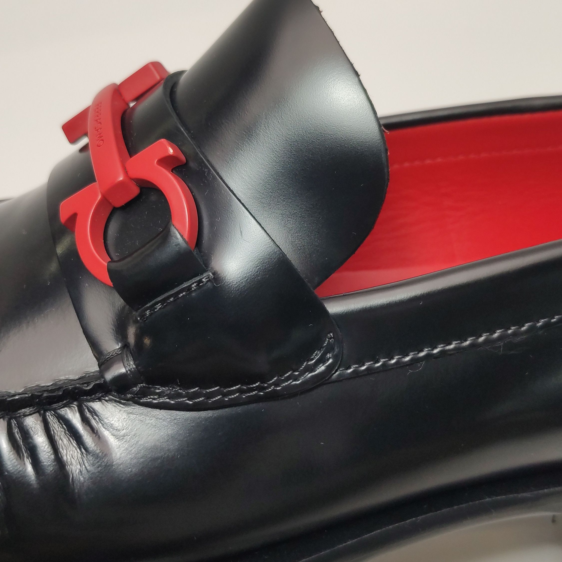 Salvatore Ferragamo Salvatore Ferragamo Gancini Bit Leather Loafers 8.5 Size US 9 / EU 42 - 14 Thumbnail