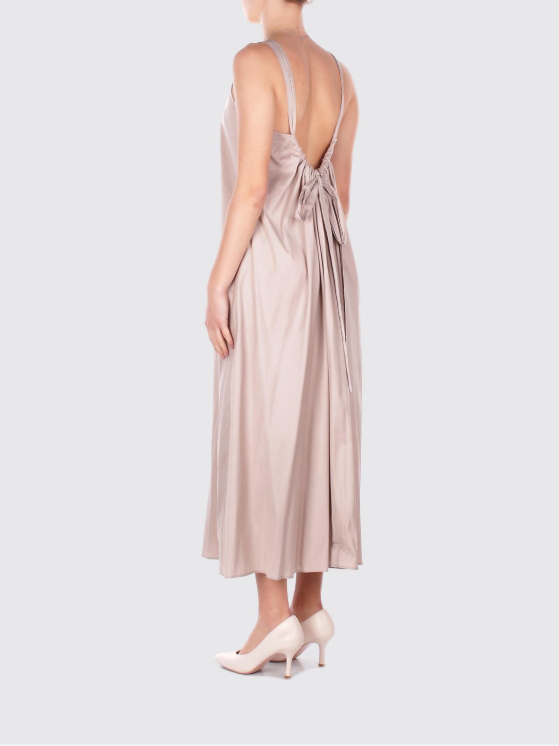 Max Mara Max Mara Dress Woman Sand Size XS / US 0-2 / IT 36-38 - 2 Thumbnail