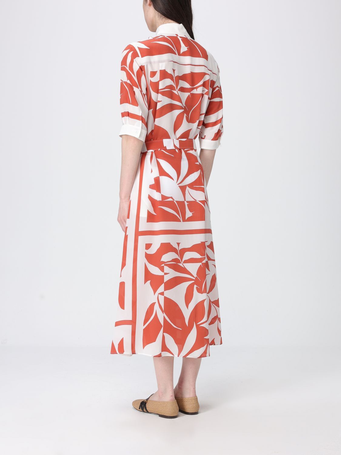 Max Mara Max Mara Dress Woman Multicolor Size L / US 10 / IT 46 - 2 Thumbnail