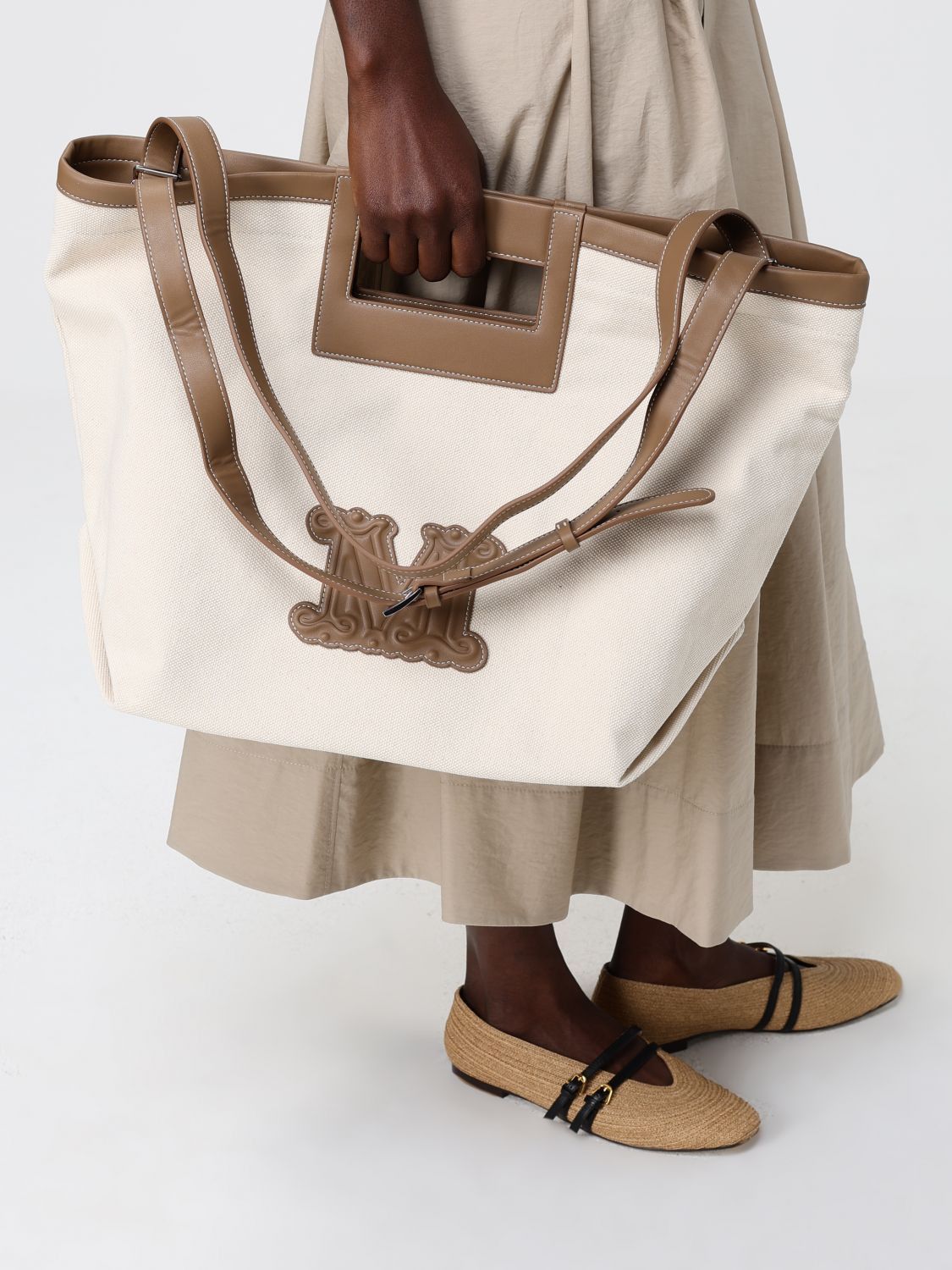 Max Mara Max Mara Tote Bag Woman Camel Size ONE SIZE - 2 Thumbnail