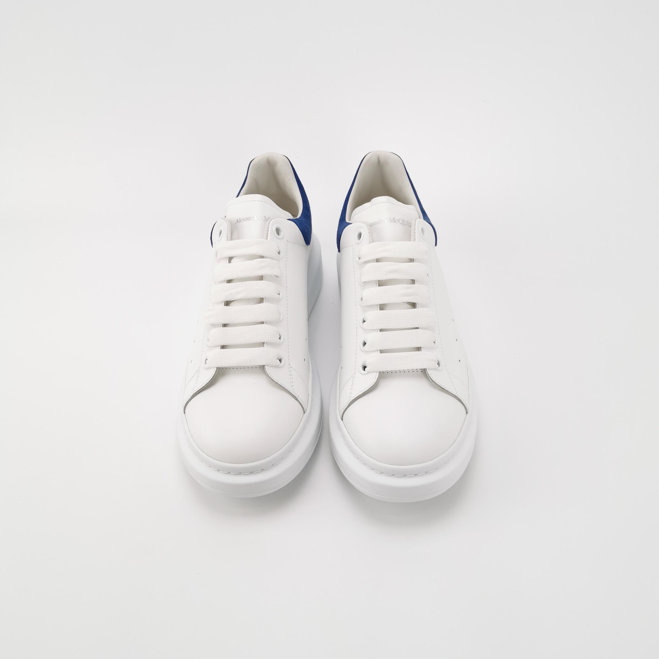 Alexander McQueen Alexander McQueen Blue Heel Oversized Sneakers EU 42.5 Size US 9 / EU 42 - 4 Thumbnail