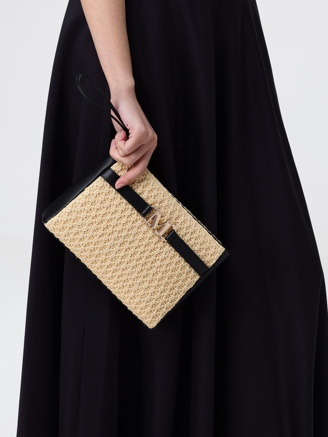 Max Mara Max Mara Clutch Woman Beige Size ONE SIZE - 2 Thumbnail