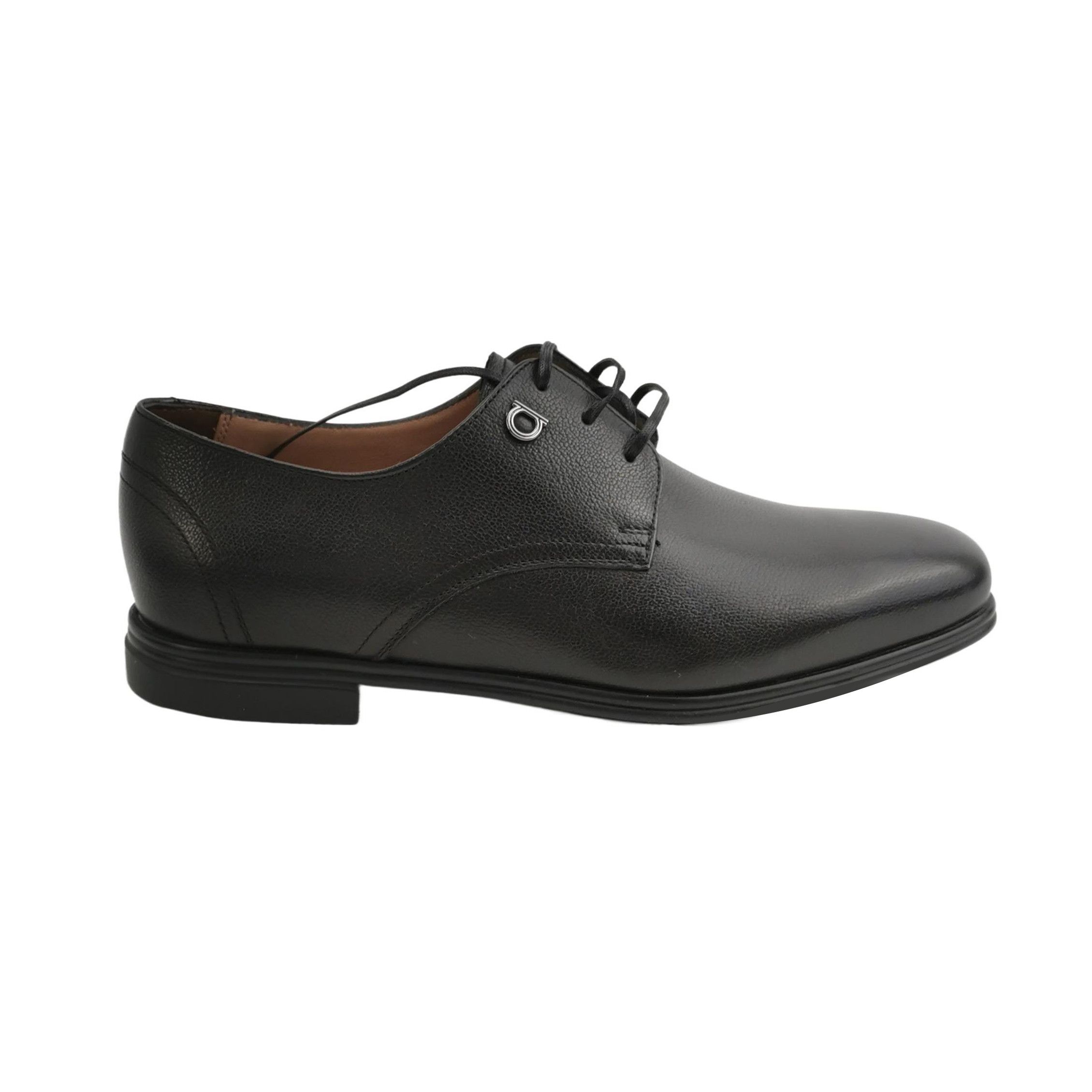 Salvatore Ferragamo Salvatore Ferragamo Grained Leather Derbies 39.5 Size US 6 / EU 39 - 2 Thumbnail