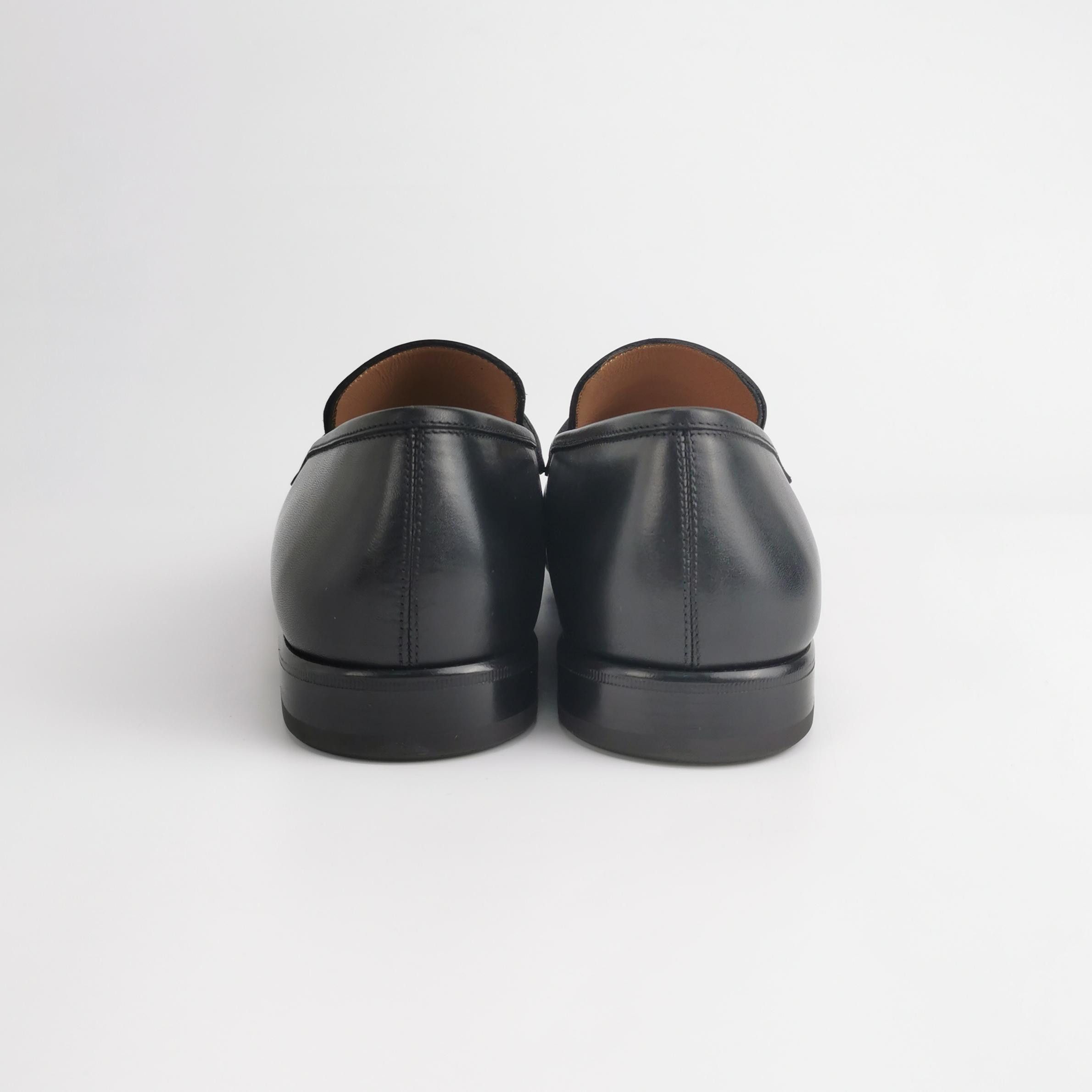 Salvatore Ferragamo Salvatore Ferragamo Logo Plaque Leather Loafers US 8.5 Size US 9 / EU 42 - 5 Thumbnail
