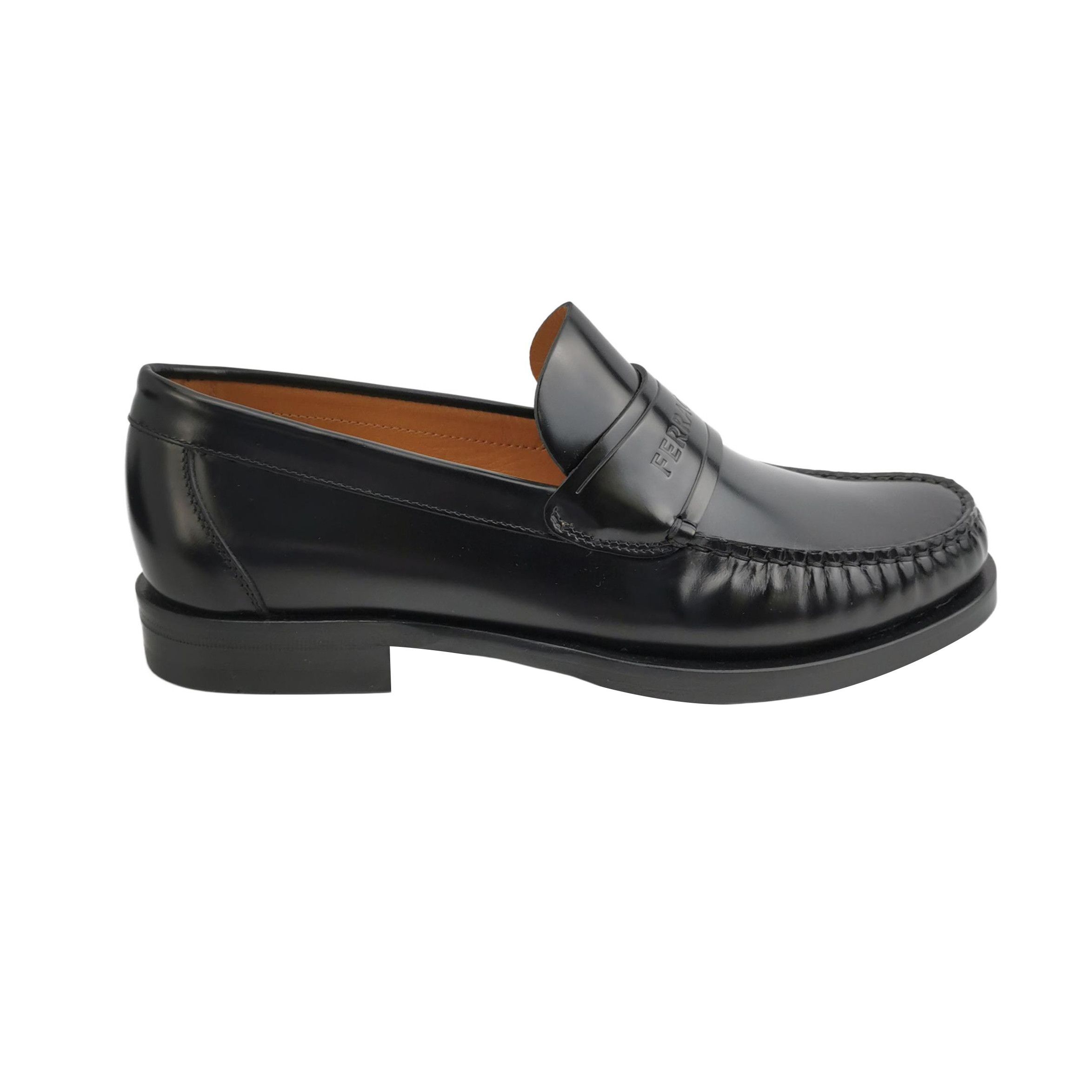 Salvatore Ferragamo Salvatore Ferragamo Logo Leather Loafers US 7 Size US 7 / EU 40 - 2 Thumbnail