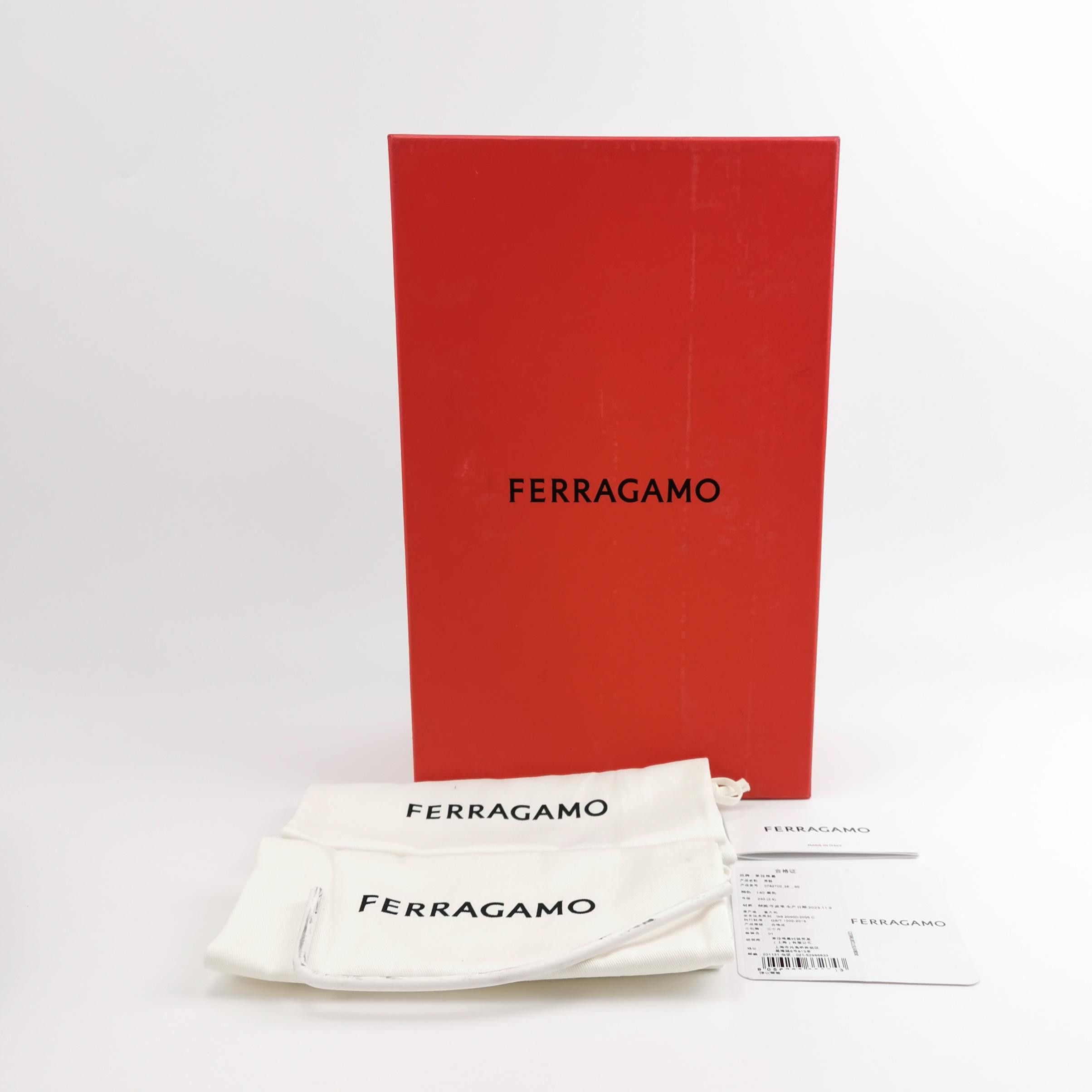 Salvatore Ferragamo Salvatore Ferragamo Logo Leather Loafers US 7 Size US 7 / EU 40 - 7 Thumbnail