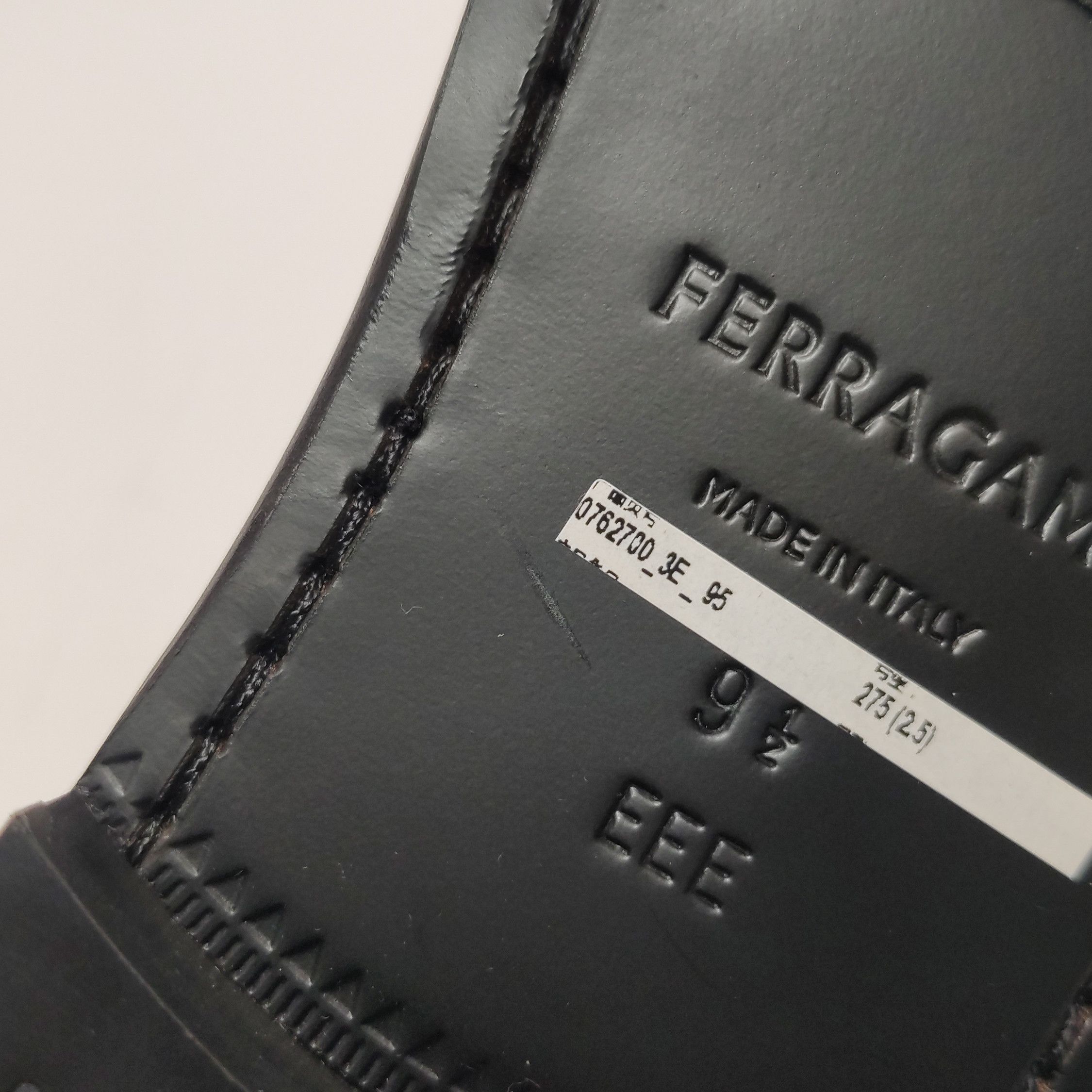 Salvatore Ferragamo Salvatore Ferragamo Logo Leather Loafers US 10.5 Size US 10 / EU 43 - 14 Thumbnail