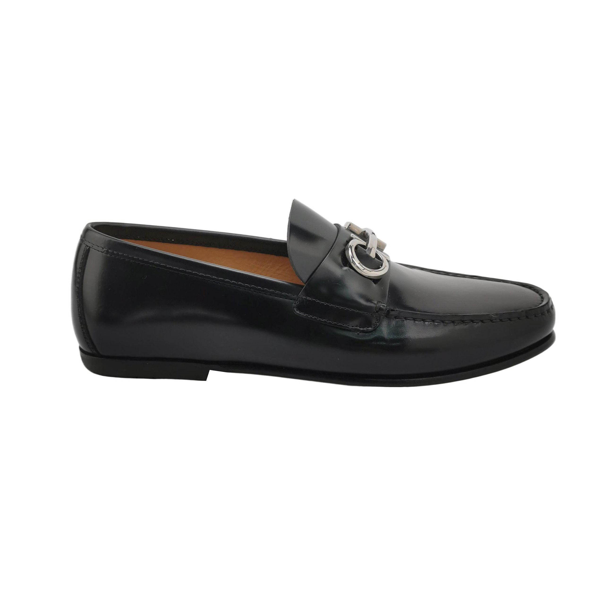 Salvatore Ferragamo Salvatore Ferragamo Gancini Leather Loafers 40 Size US 7 / EU 40 - 2 Thumbnail