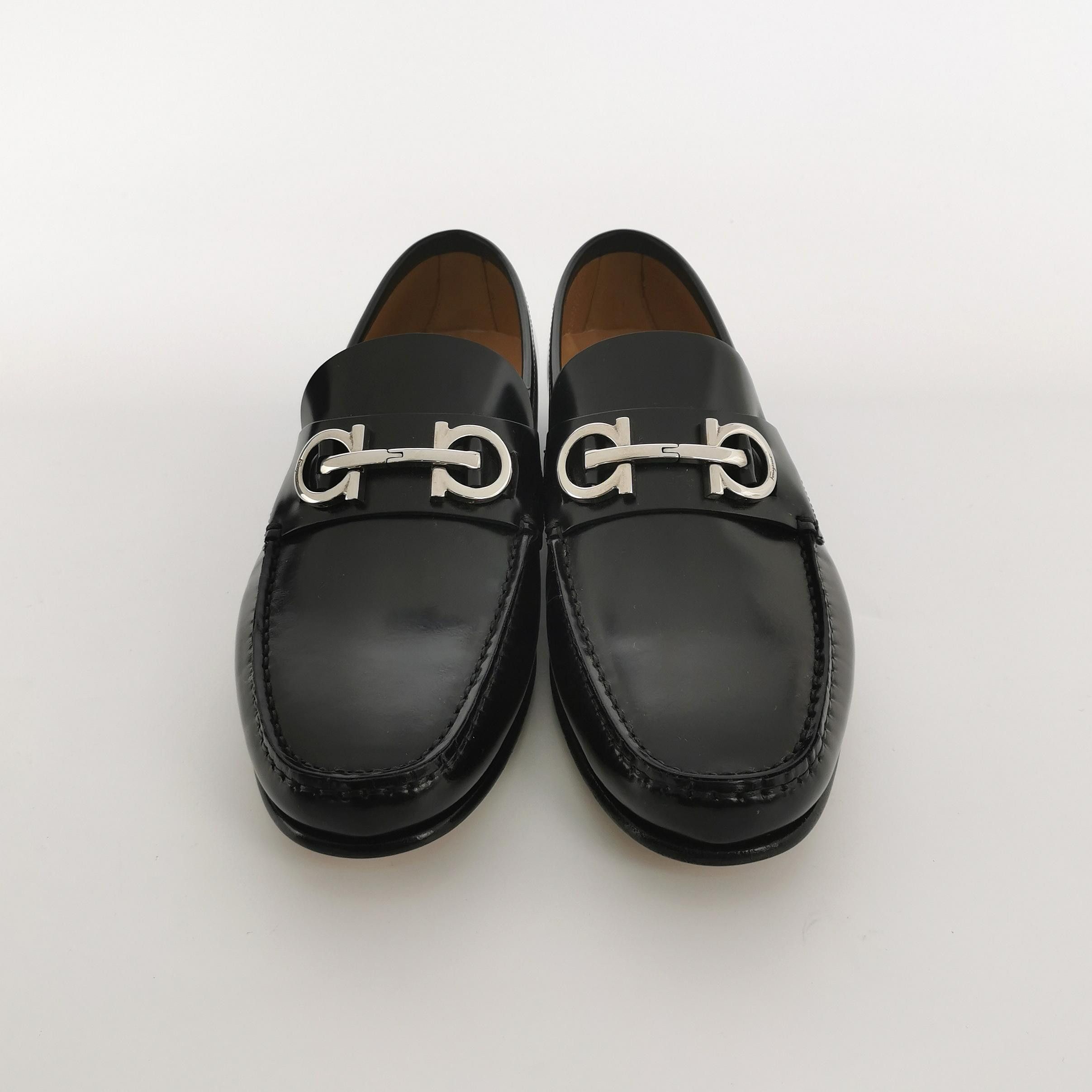 Salvatore Ferragamo Salvatore Ferragamo Gancini Leather Loafers 40 Size US 7 / EU 40 - 4 Thumbnail