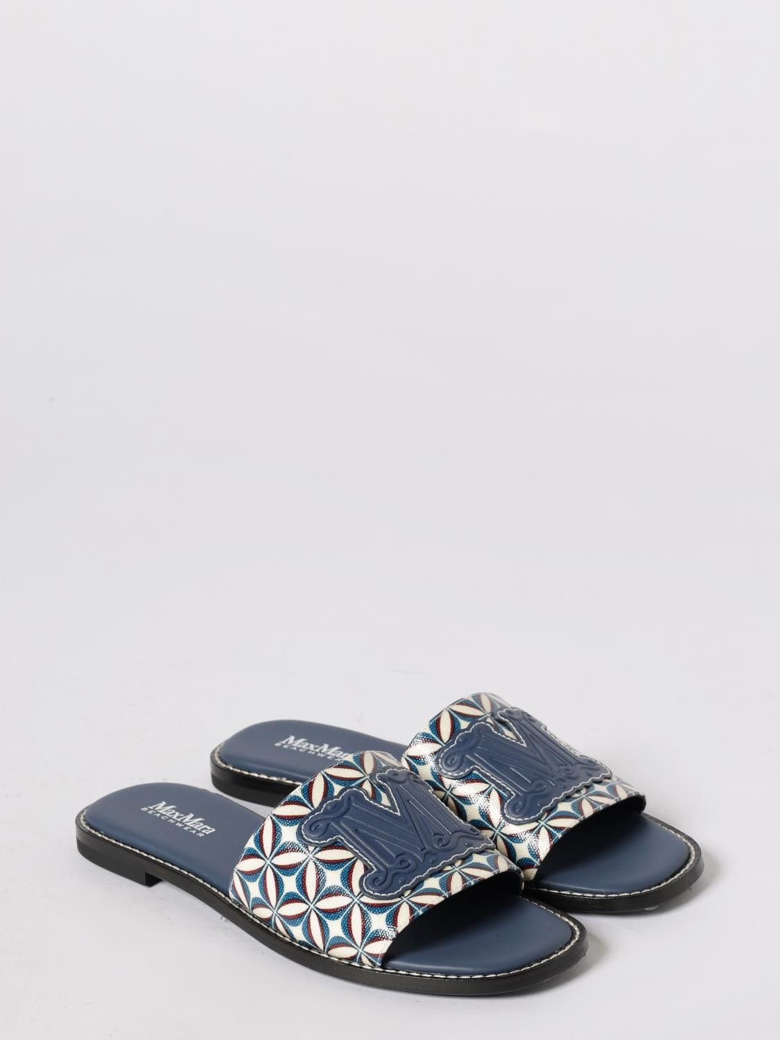 Max Mara Max Mara Heeled Sandal Woman Blue Size US 6 / IT 36 - 2 Thumbnail