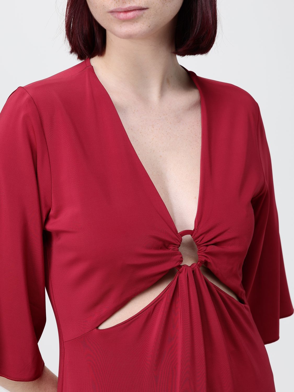 Max Mara Max Mara Dress Woman Geranium Size S / US 4 / IT 40 - 3 Thumbnail