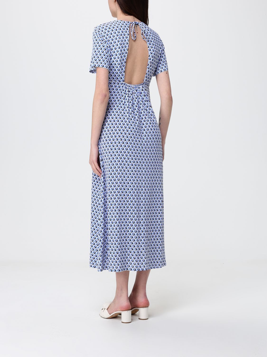 Max Mara Max Mara Dress Woman Multicolor Size L / US 10 / IT 46 - 2 Thumbnail