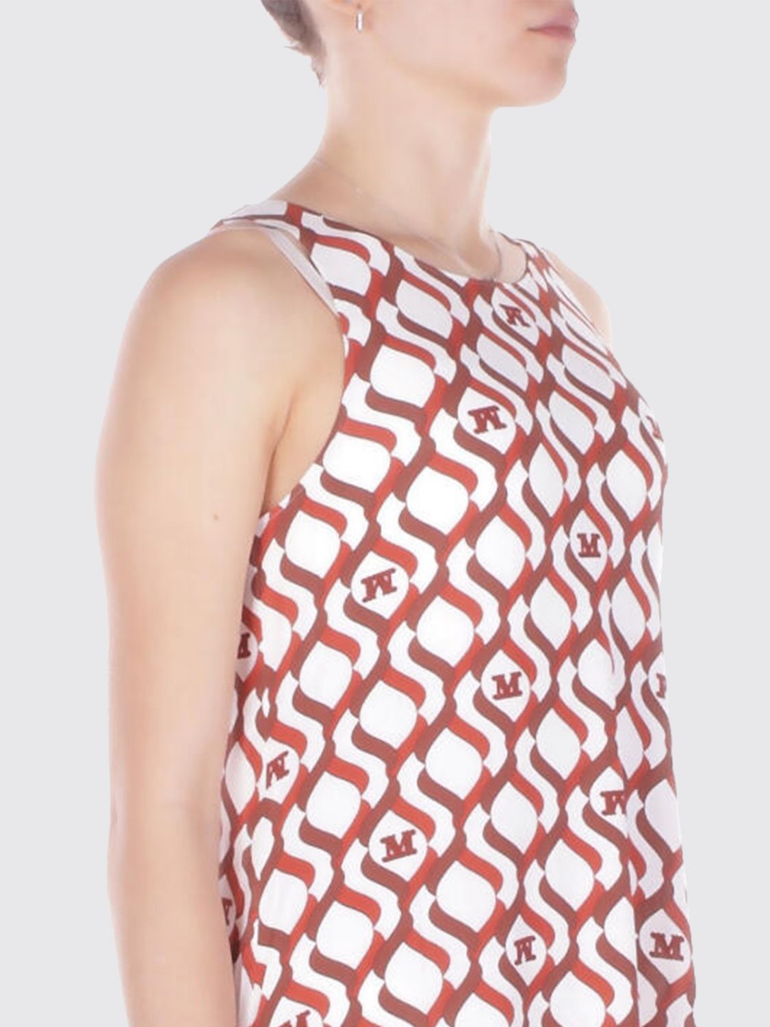 Max Mara Max Mara Dress Woman Multicolor Size XL / US 12-14 / IT 48-50 - 3 Thumbnail