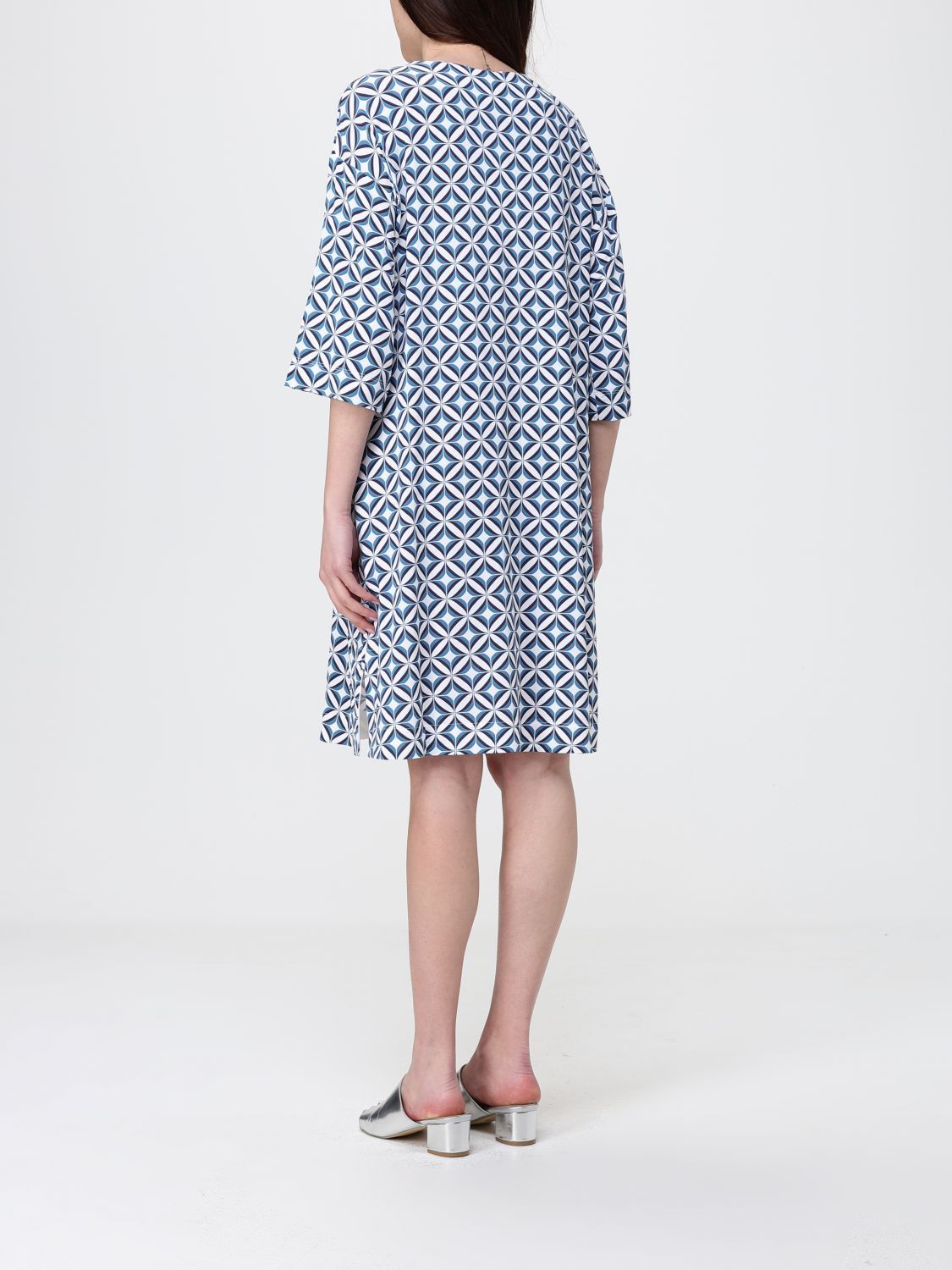 Max Mara Max Mara Dress Woman Multicolor Size L / US 10 / IT 46 - 2 Thumbnail