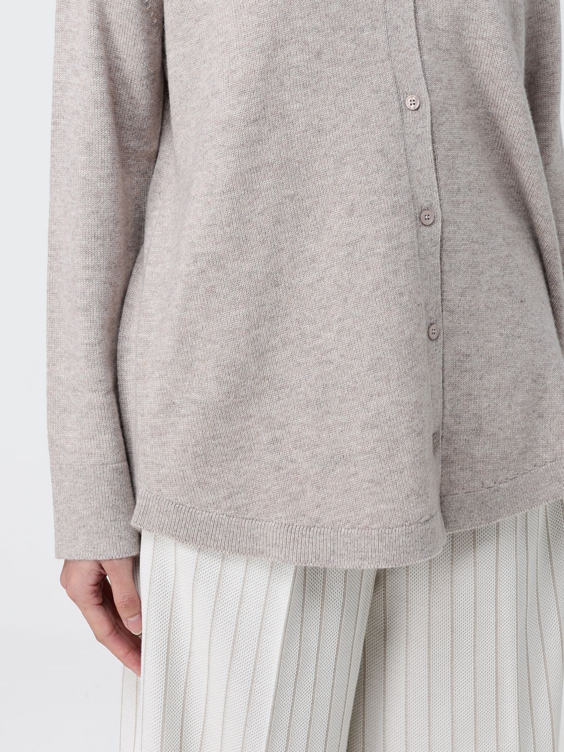 Max Mara Max Mara Polo Shirt Woman Beige Size M / US 6-8 / IT 42-44 - 3 Thumbnail