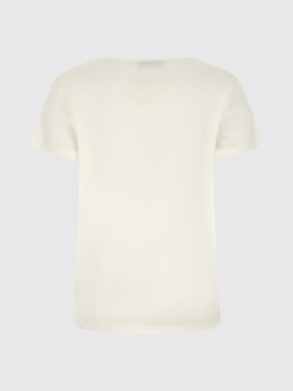 Max Mara Max Mara T-Shirt Woman White Size M / US 6-8 / IT 42-44 - 3 Thumbnail
