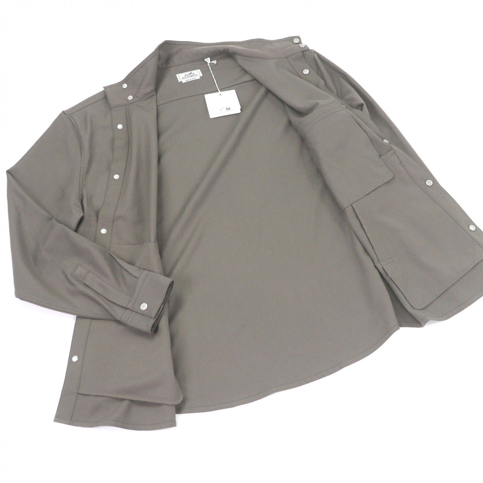 Hermes Hermes Hermes Virgin Wool Jacket Textile Outerwear DUTY FREE for USA Size ONE SIZE - 3 Thumbnail