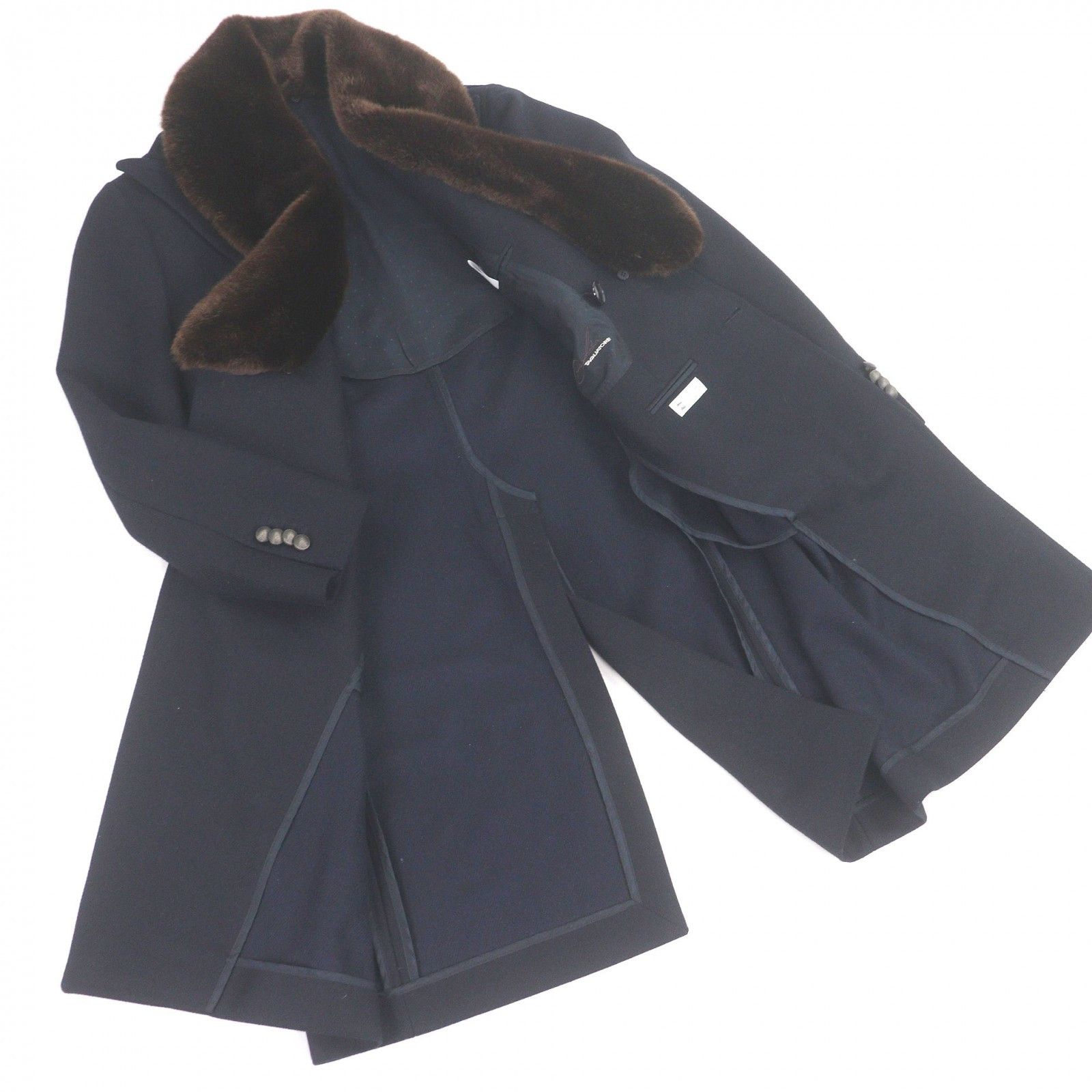 Other Other TAGLIATORE Chester Wool Coat Textile Outerwear DUTY FREE for USA Size ONE SIZE - 3 Thumbnail