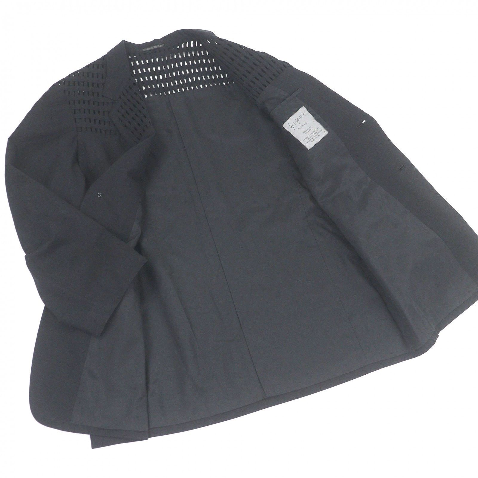 Other Yoji Yamamoto Pool Homme Yohji Yamamoto Pour Homme Wool Jacket Textile Outerwear DUTY FREE for USA Size ONE SIZE - 3 Thumbnail