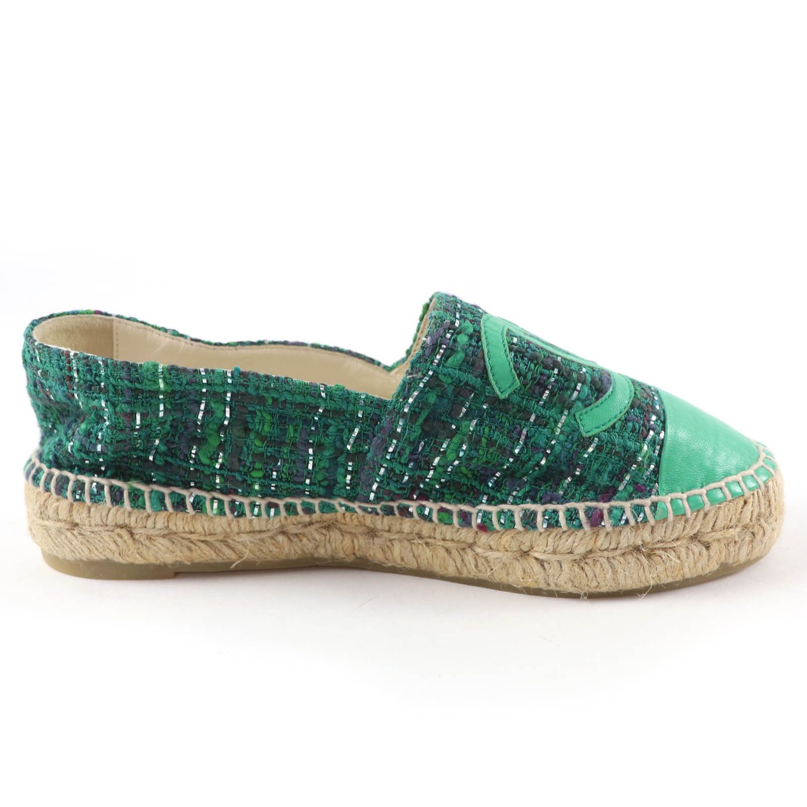 Chanel Chanel Chanel Tweed Espadrilles Textile Shoes G29762 DUTY FREE for USA Size ONE SIZE - 6 Thumbnail