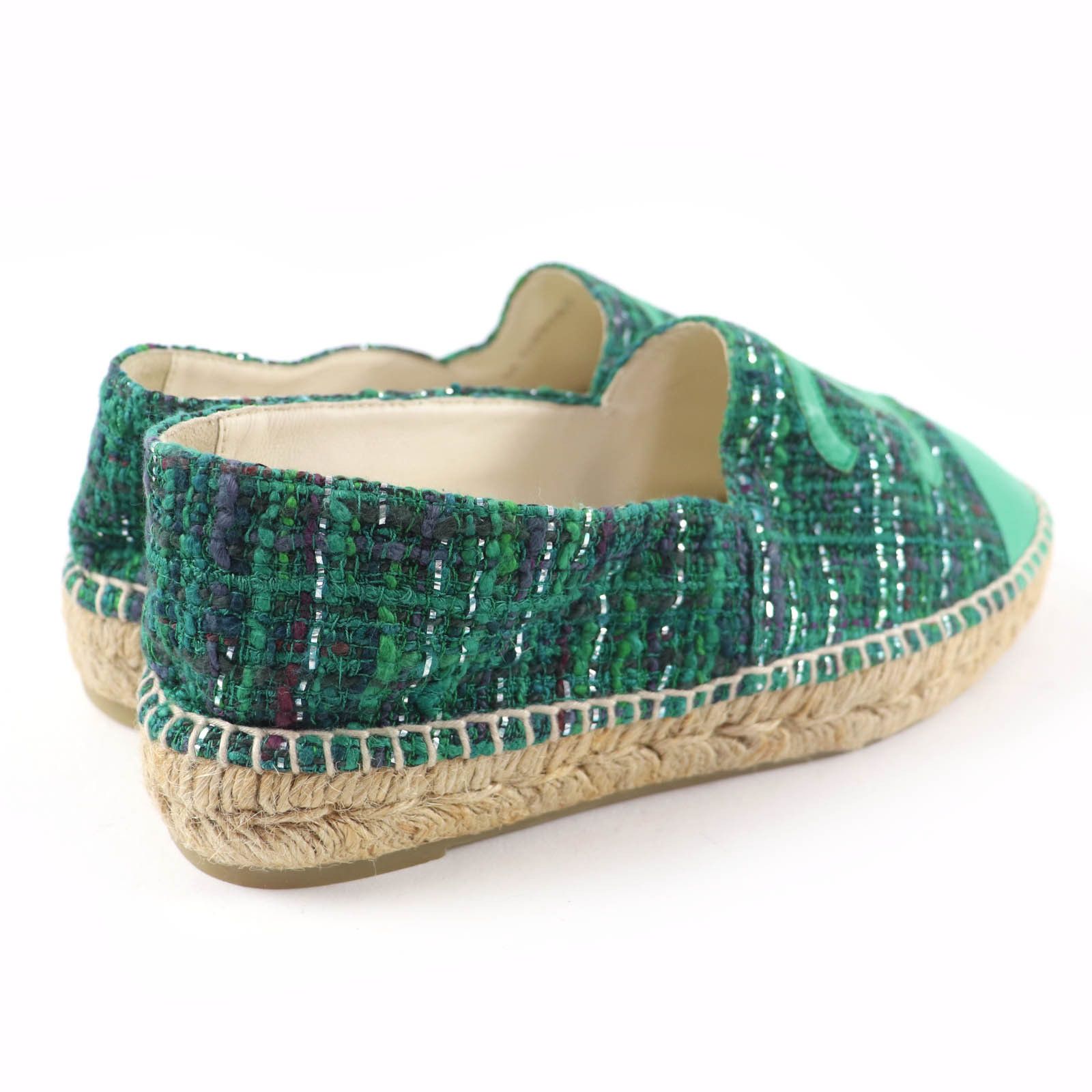Chanel Chanel Chanel Tweed Espadrilles Textile Shoes G29762 DUTY FREE for USA Size ONE SIZE - 3 Thumbnail