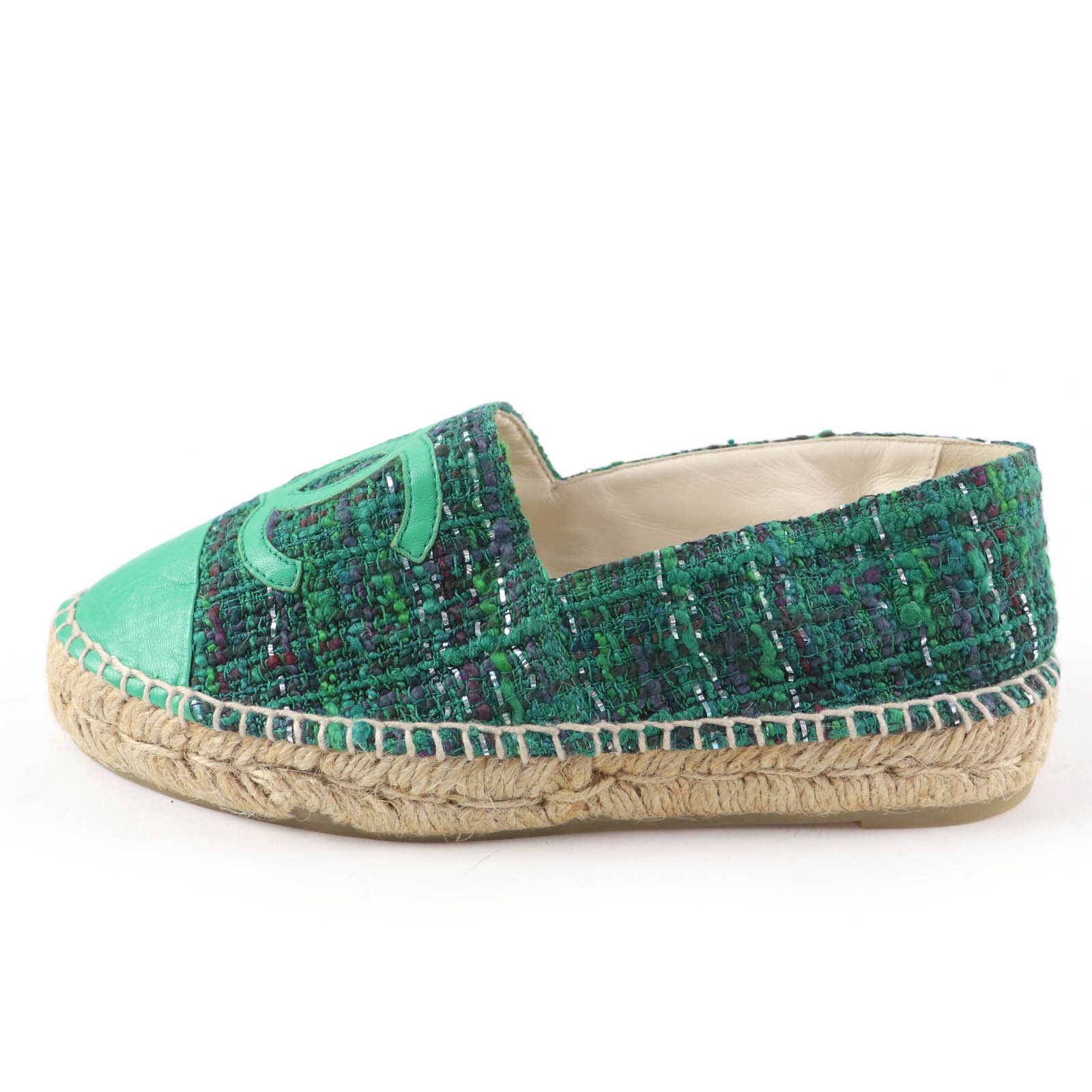 Chanel Chanel Chanel Tweed Espadrilles Textile Shoes G29762 DUTY FREE for USA Size ONE SIZE - 5 Thumbnail