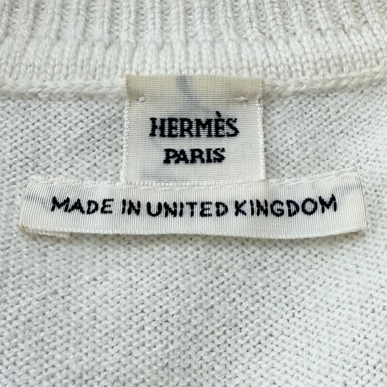 Hermes Hermes Hermes Cashmere Knit Top Textile Tops DUTY FREE for USA Size ONE SIZE - 6 Thumbnail