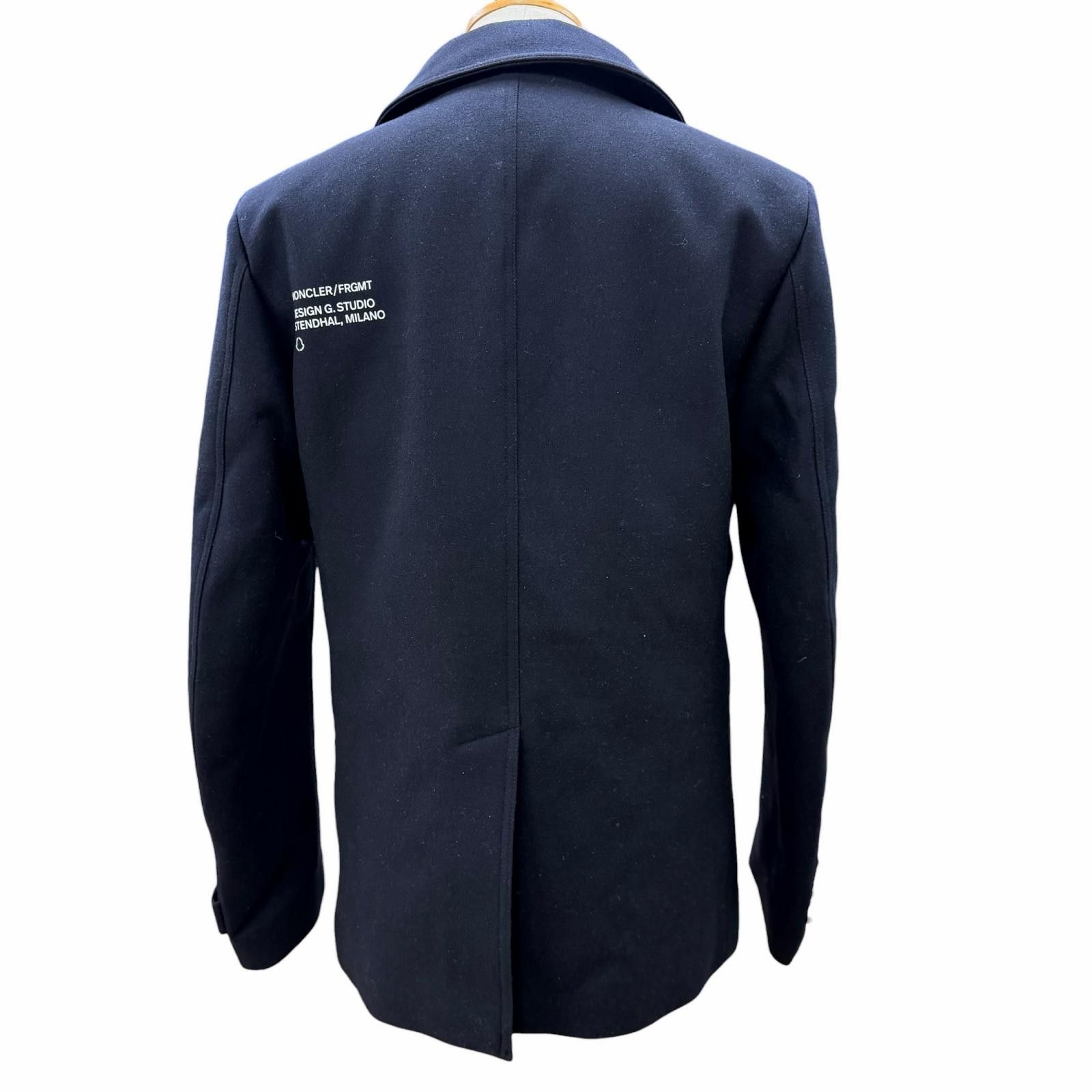 Moncler Moncler Moncler Genius 7 Moncler Fragment Toliman wool down coat Textile Outerwear G209U1B00004 DUTY FREE for USA Size ONE SIZE - 4 Thumbnail