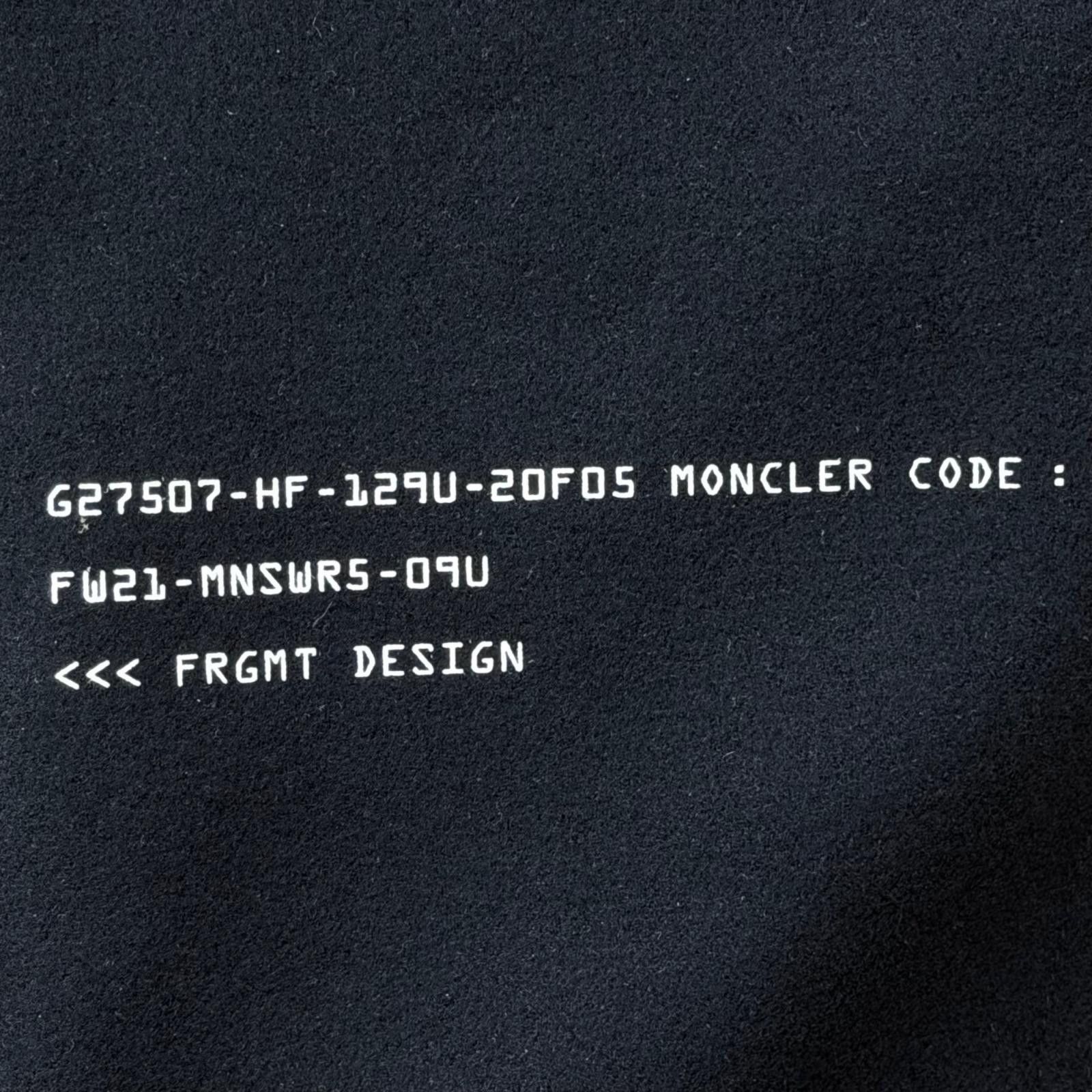 Moncler Moncler Moncler Genius 7 Moncler Fragment Toliman wool down coat Textile Outerwear G209U1B00004 DUTY FREE for USA Size ONE SIZE - 8 Thumbnail