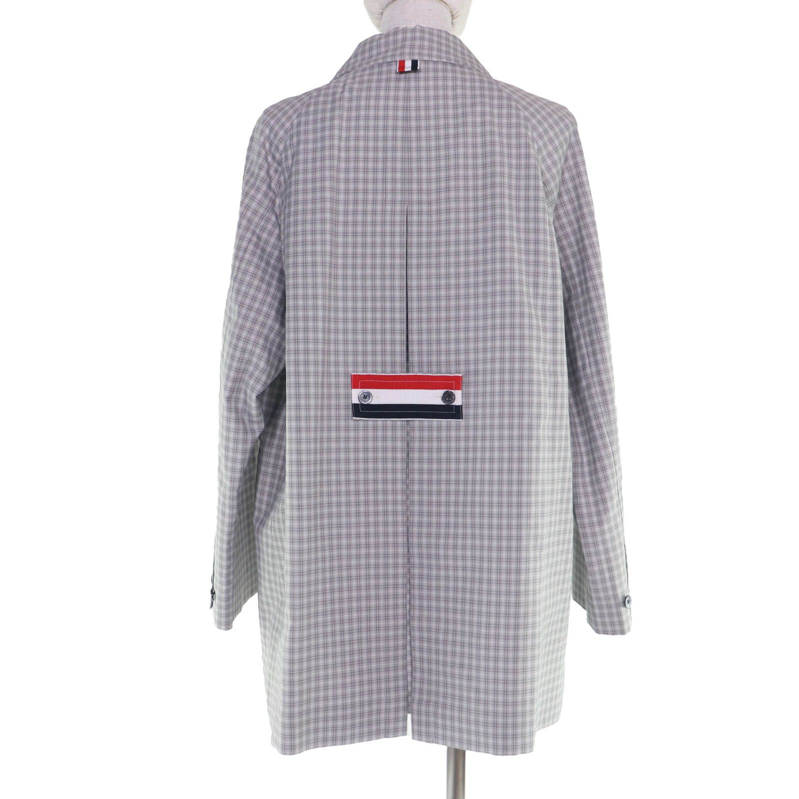 Thom Browne Thom Browne Thom Browne Polyester Coat Textile Outerwear FOC834A-F0495-035 DUTY FREE for USA Size ONE SIZE - 3 Thumbnail
