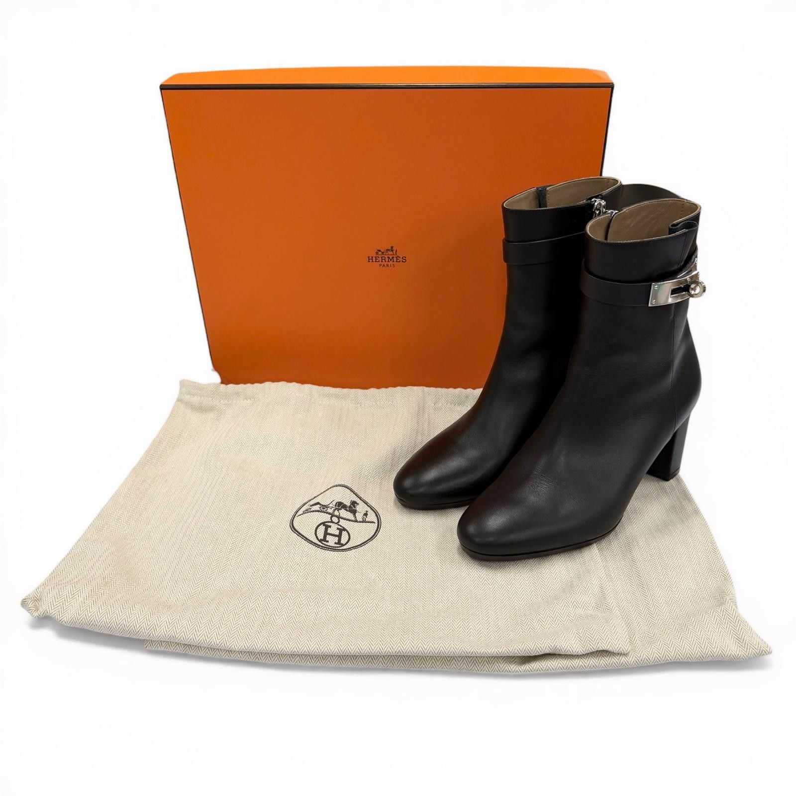 Hermes Hermes Hermes Saint Germain Leather Boots Leather Shoes DUTY FREE for USA Size ONE SIZE - 2 Thumbnail