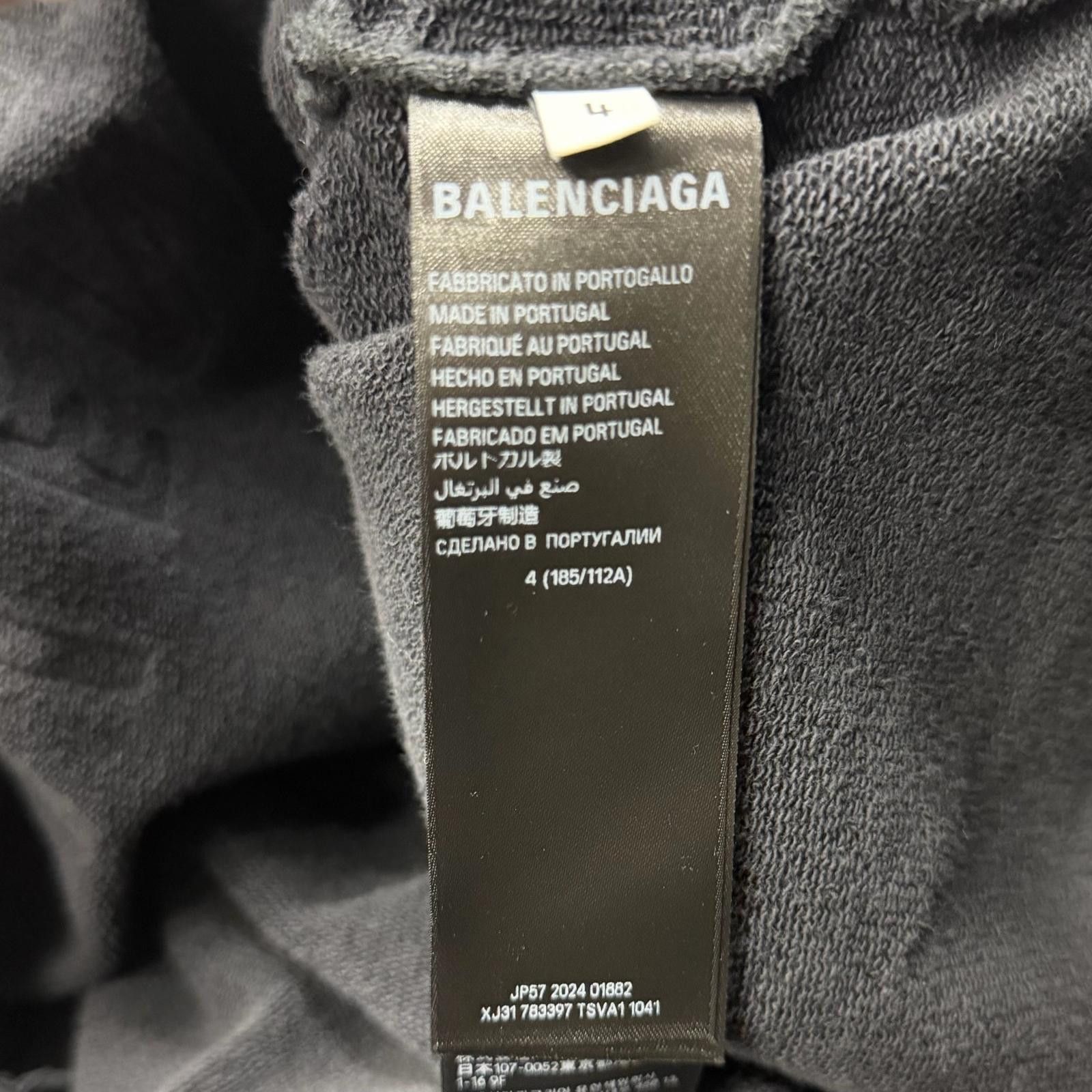Balenciaga Balenciaga Balenciaga Cotton Hoodie Textile Sweatshirts & Hoodies 783397 DUTY FREE for USA Size ONE SIZE - 9 Thumbnail