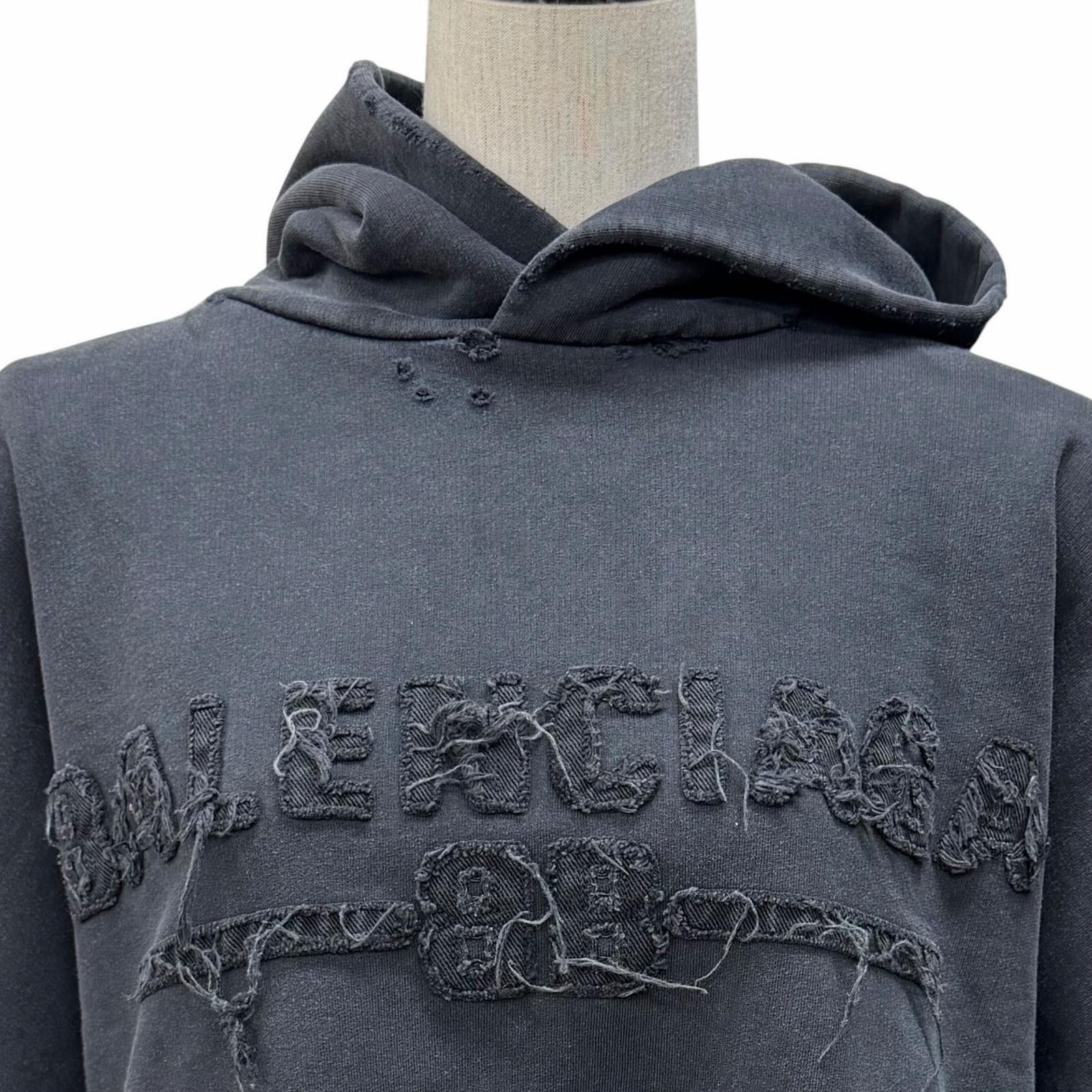 Balenciaga Balenciaga Balenciaga Cotton Hoodie Textile Sweatshirts & Hoodies 783397 DUTY FREE for USA Size ONE SIZE - 4 Thumbnail