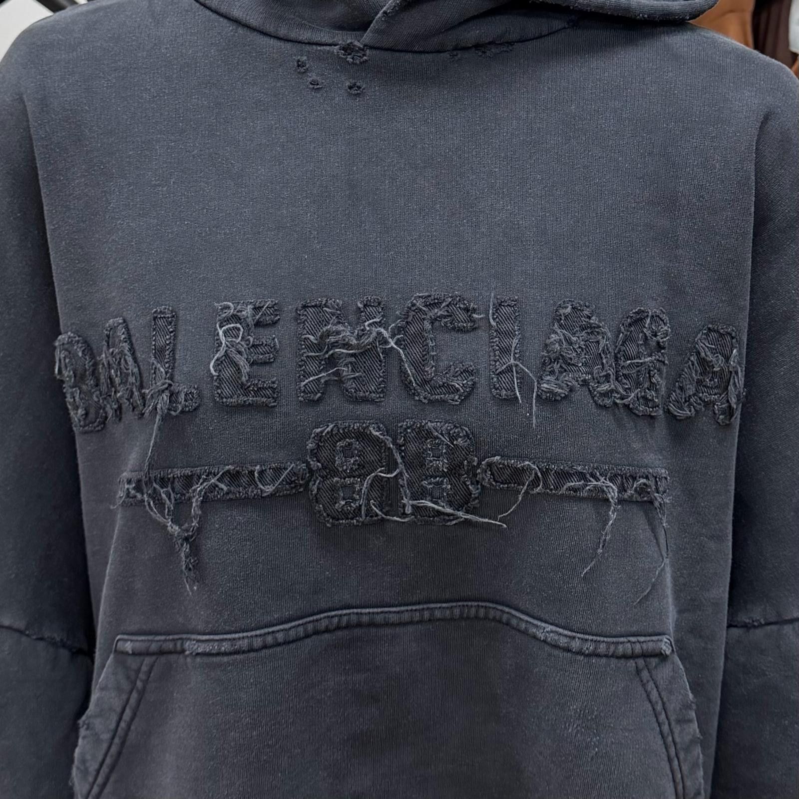 Balenciaga Balenciaga Balenciaga Cotton Hoodie Textile Sweatshirts & Hoodies 783397 DUTY FREE for USA Size ONE SIZE - 5 Thumbnail