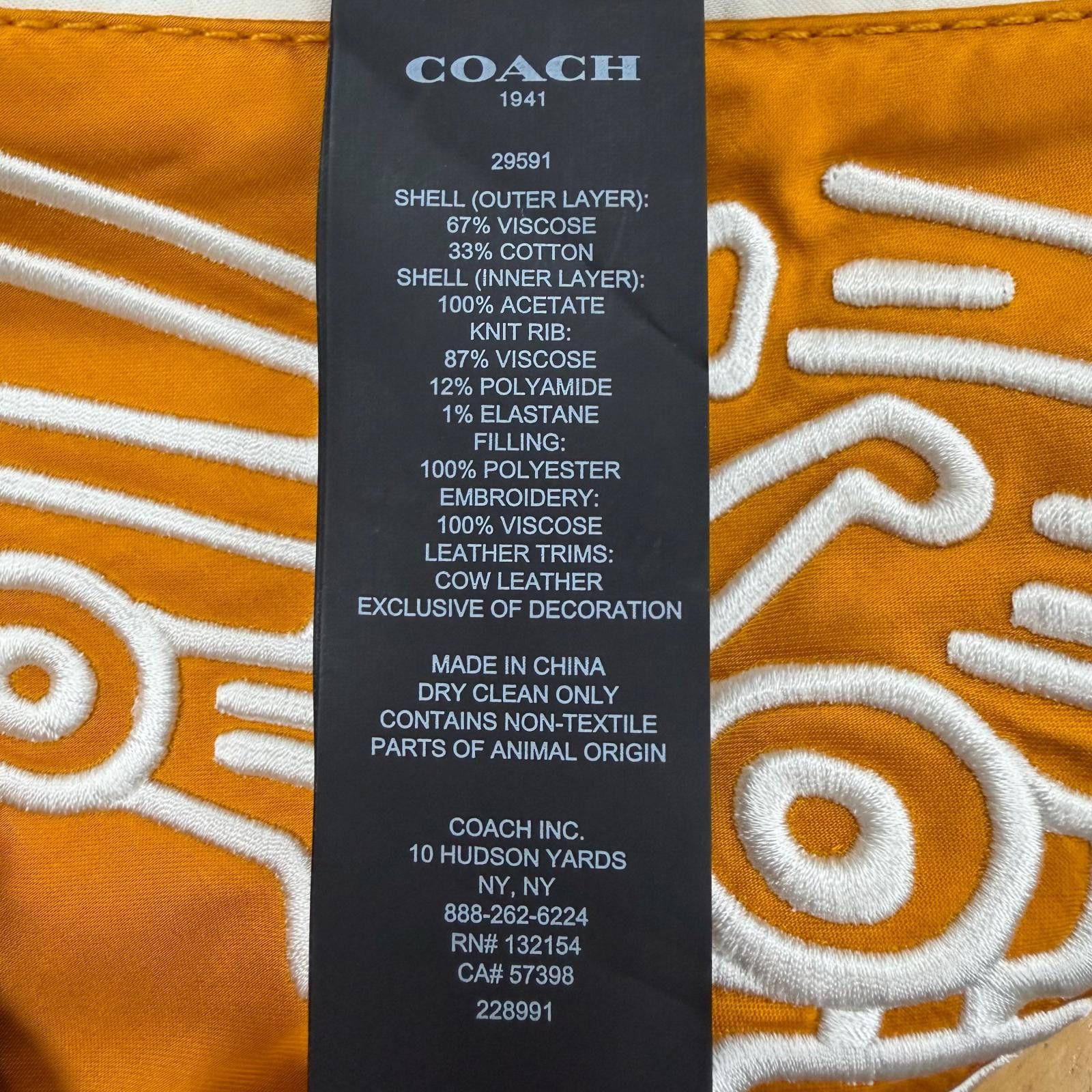 Coach Coach Coach Keith Haring Rayon Jacket Textile Outerwear DUTY FREE for USA Size ONE SIZE - 11 Thumbnail