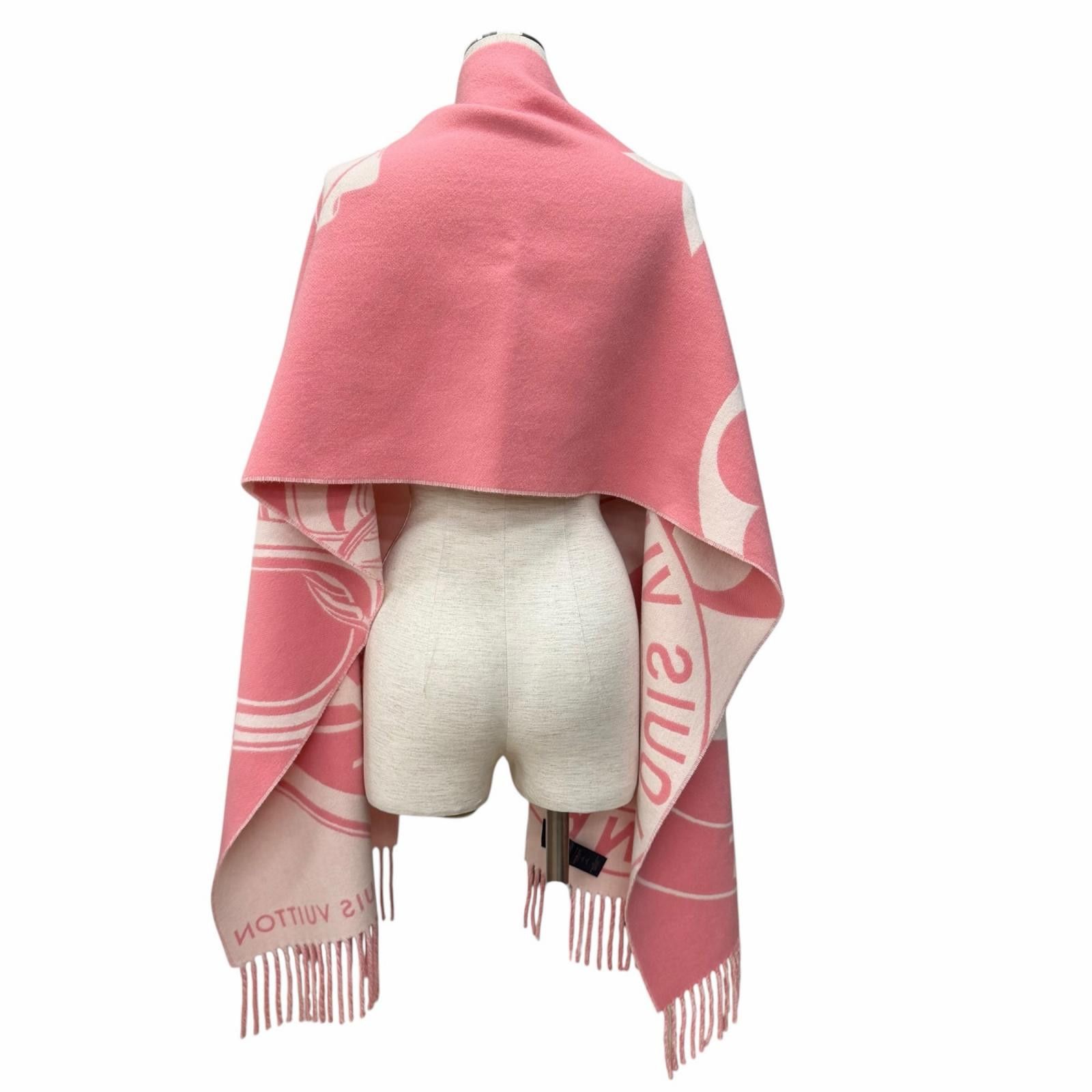 Louis Vuitton Louis Vuitton Louis Vuitton Wool Cashmere Scarf Textile Scarf M96823 DUTY FREE for USA Size ONE SIZE - 5 Thumbnail