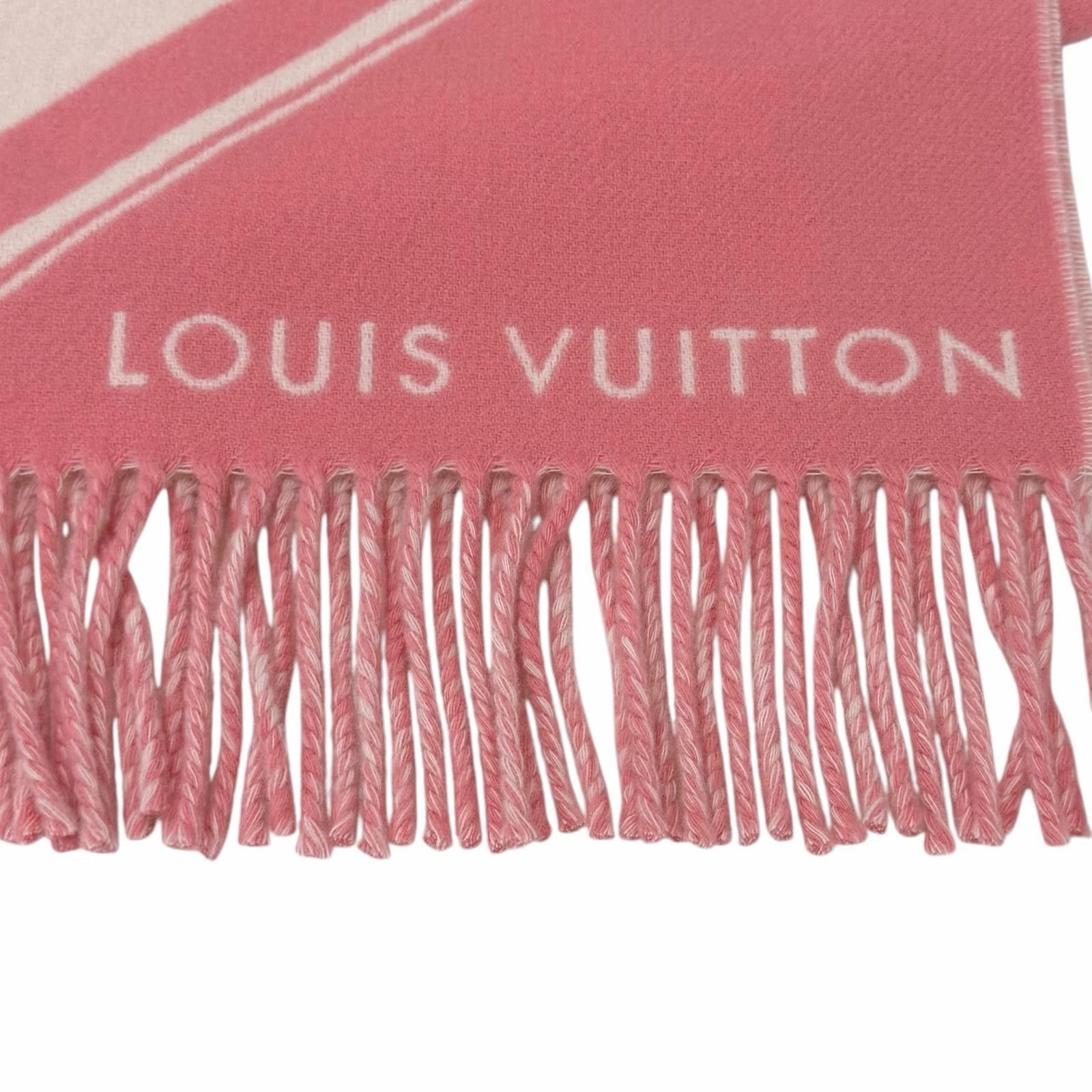 Louis Vuitton Louis Vuitton Louis Vuitton Wool Cashmere Scarf Textile Scarf M96823 DUTY FREE for USA Size ONE SIZE - 7 Thumbnail